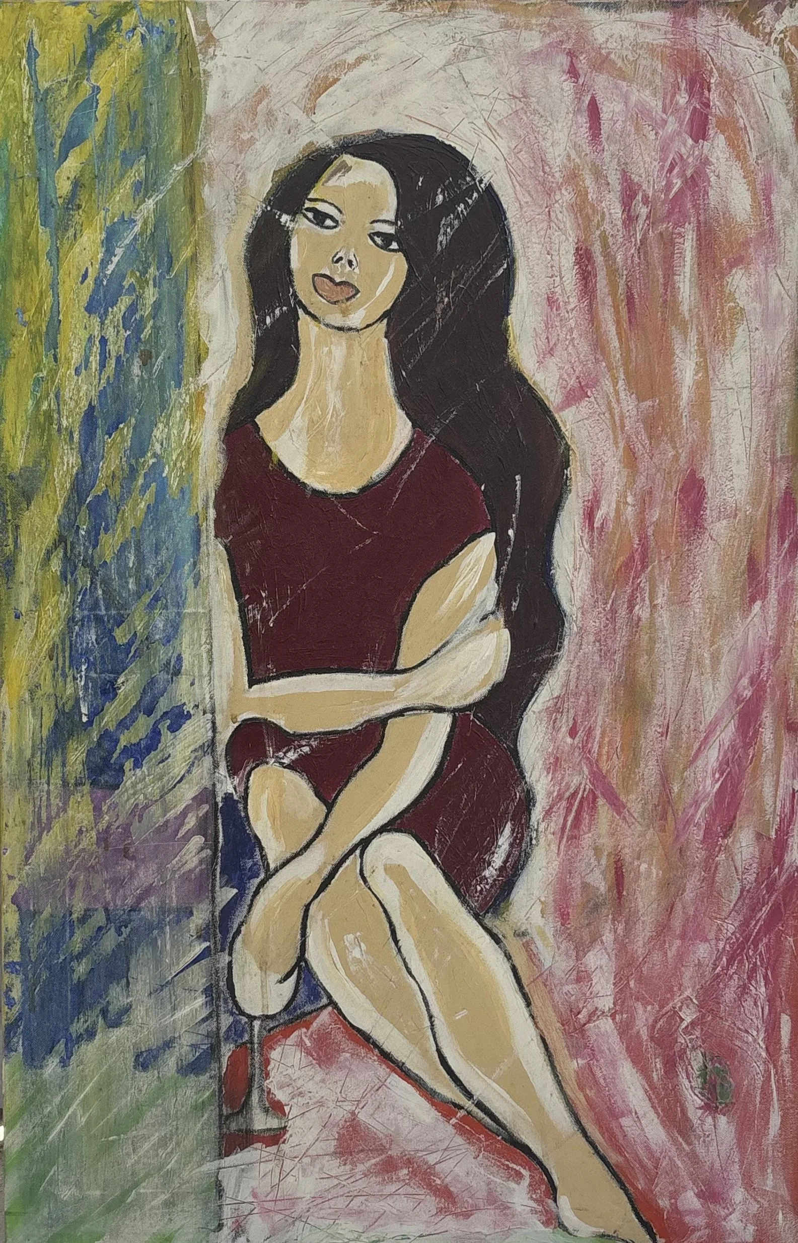 Aurora Painting by Portuguese Multi Media Artist Rita Correia de Sá