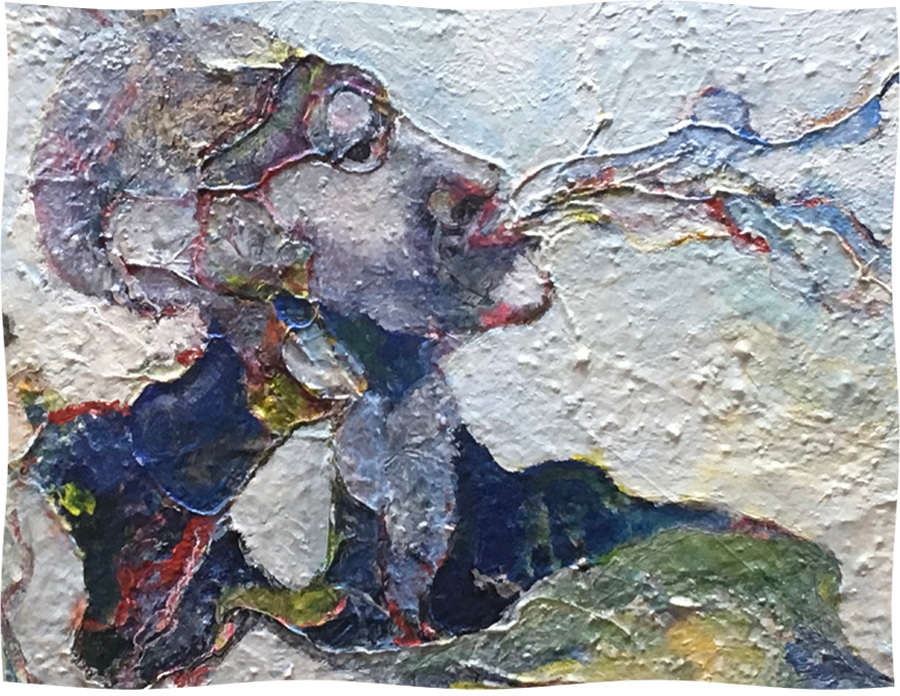 Abstract artwork representing the complex and interconnected experience of pain, illness, and suffering