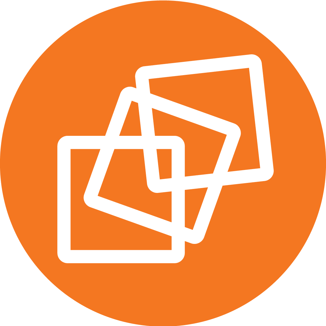 SPARKING PARTNER by Thierry Baril orange icon for Executive & Leadership Advisory. Logo design by Patric Pop, Strategy and Creative in Geneva, Switzerland