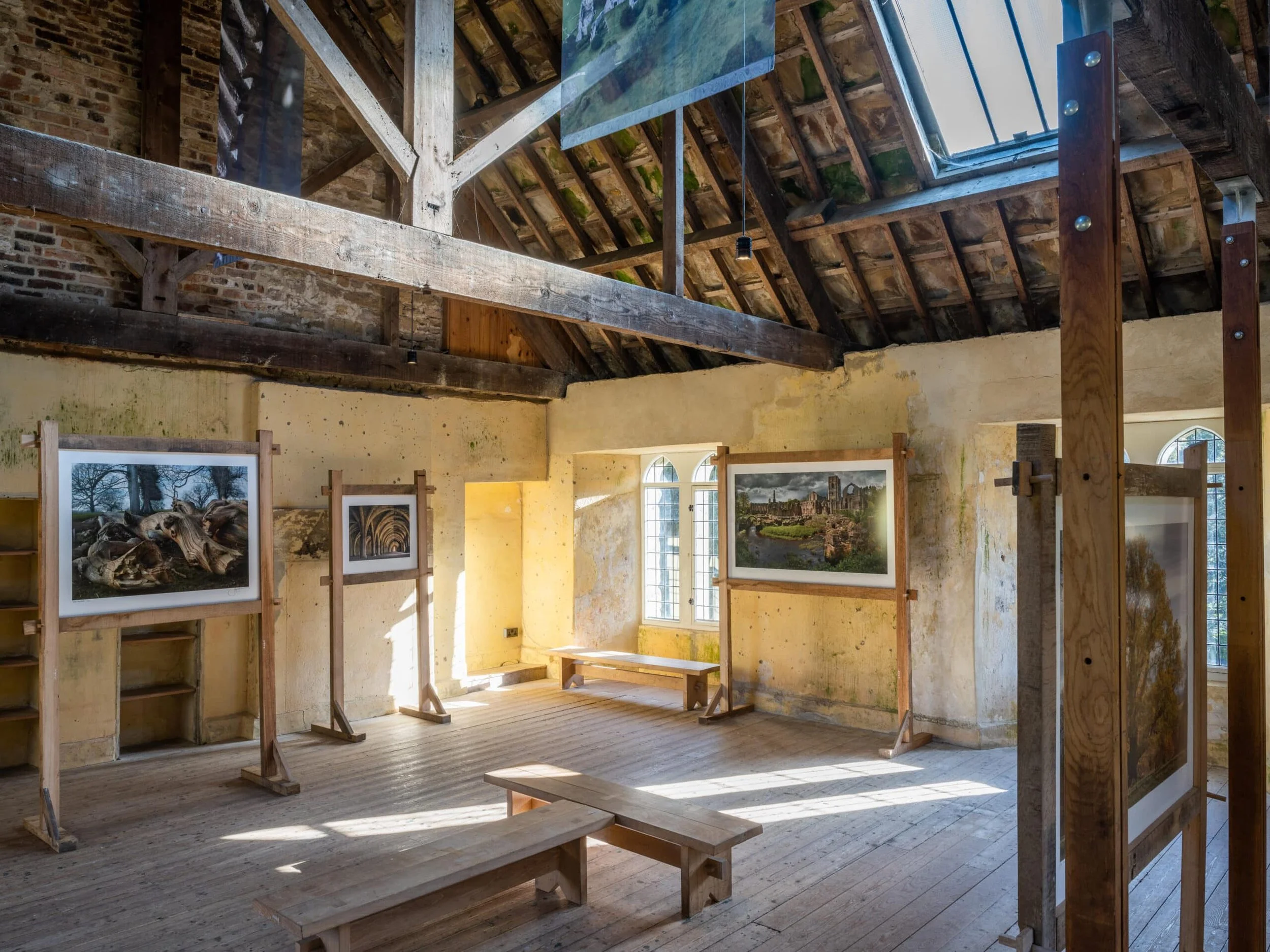 Joe Cornish's exhibition at the National Trust property Fountains Abbey