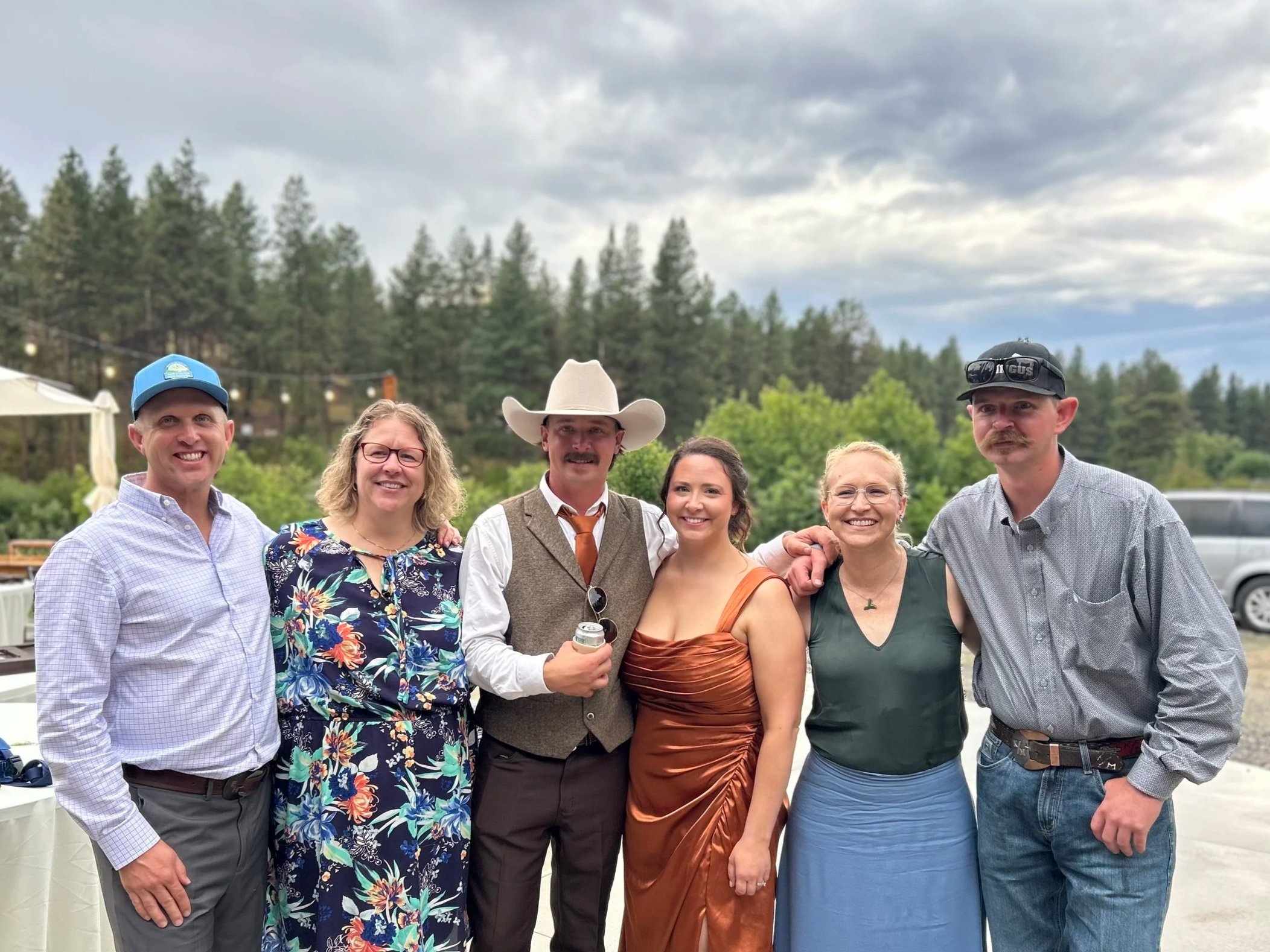 McConnell cousins gathered for a wedding