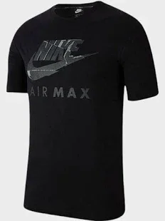 NIKE MENS AIR MAX T-SHIRT BLACK