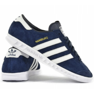 ADIDAS ORIGINALS MENS HAMBURG TRAINER NAVY.png