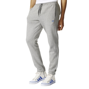 ADIDAS MENS TREFOIL FLEECE JOGGERS GREY.png