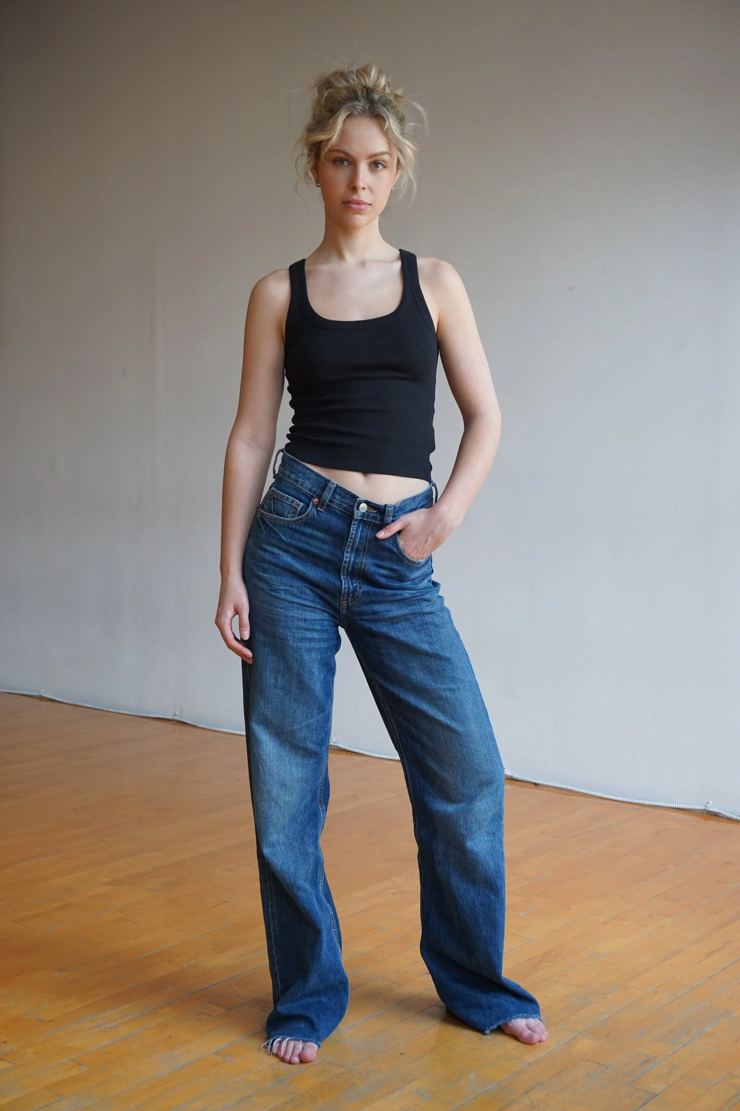 Natural digital image of a MTL Models MGMT model in simple styling and clean lighting, showcasing an authentic, unposed look for scouting and portfolio review.