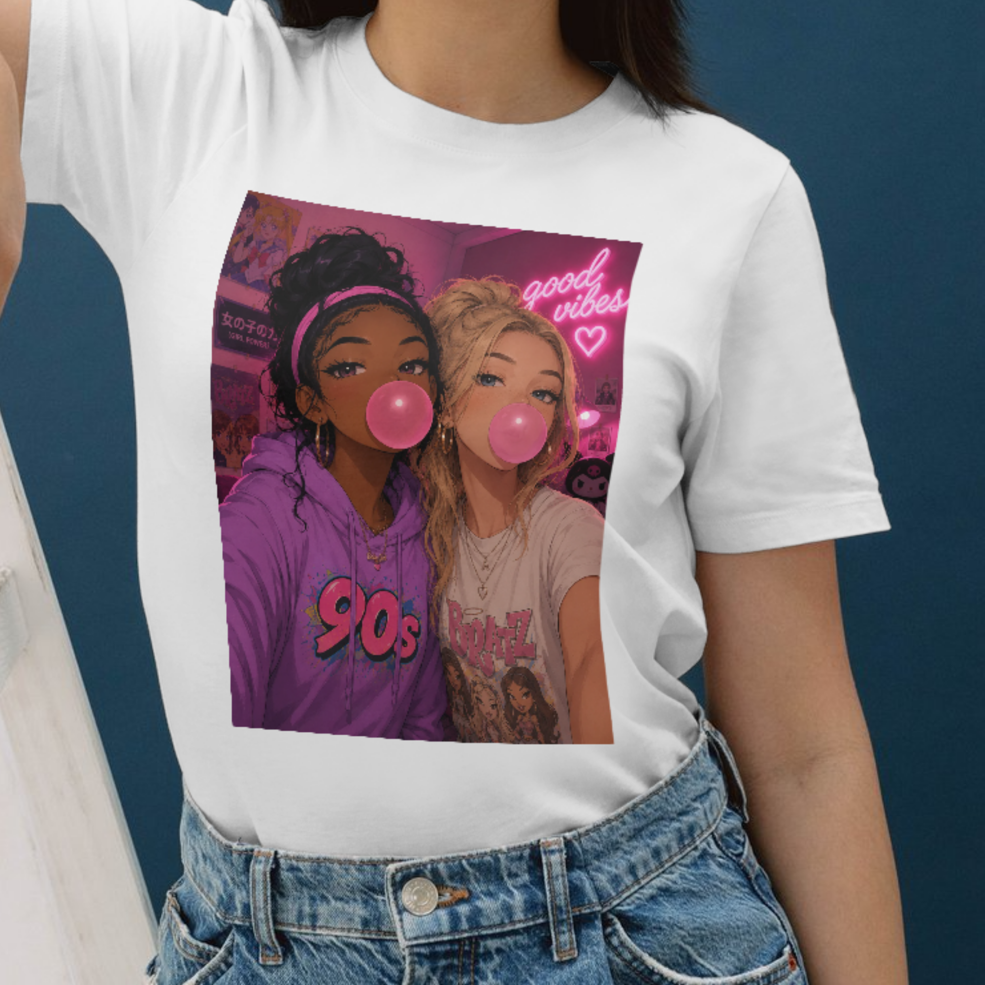 Retro Besties Graphic T-Shirt