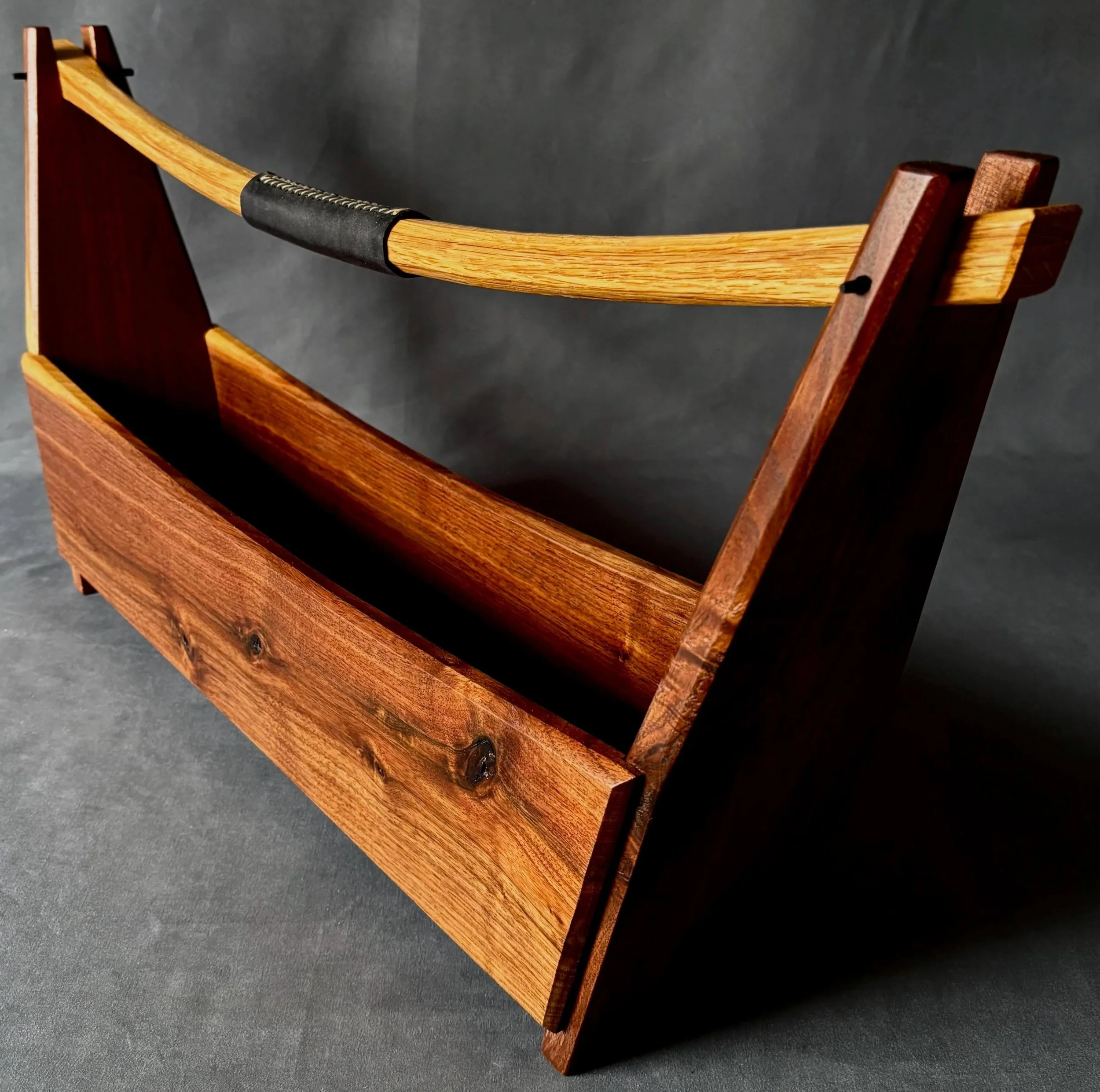 I&rsquo;m so excited to report that this tote, plus another in reclaimed ash will be in the &ldquo;Container&rdquo; exhibit at Crooked Tree Arts Center (@crookedtreetraversecity) in Traverse City from July 17th-August 22nd. Go check it out if you&rsq