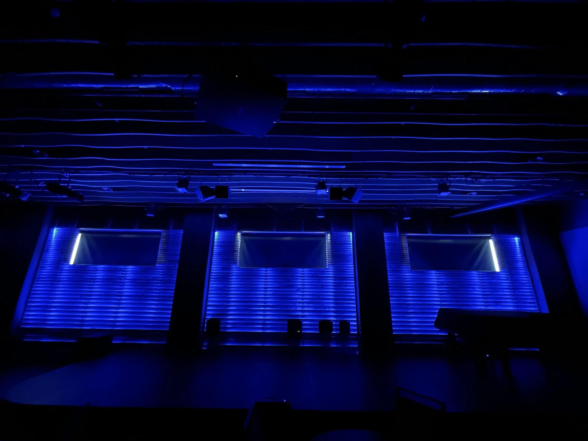 Show lights - The Alluvion music venue - Traverse City, MI