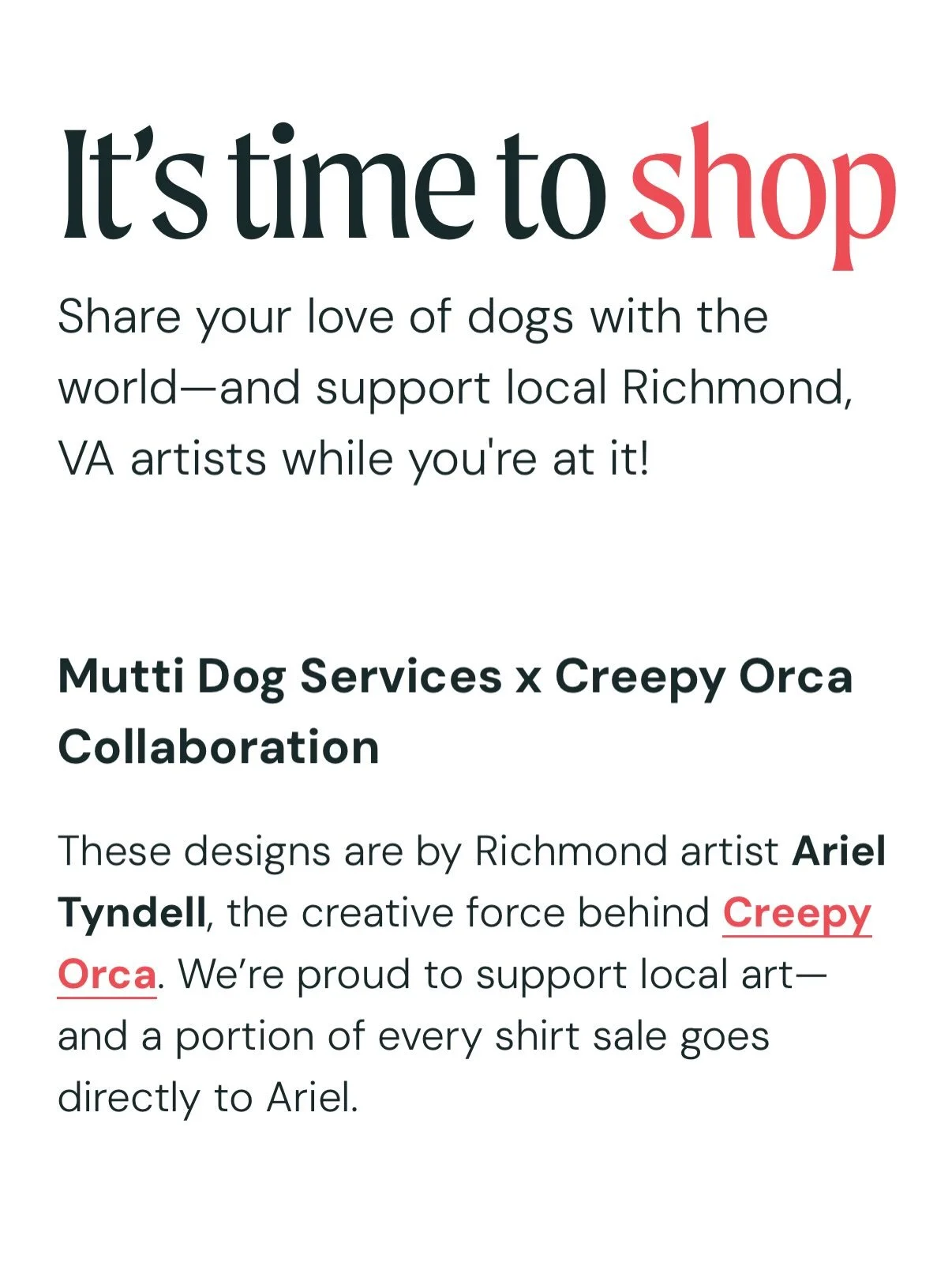 Come on y&rsquo;all! It&rsquo;s time to SHOP!! Check out these amazing designs by @creepyorcaco ! www.muttidogservices.com/store (link in bio) There are a few kids and unisex options, bags, stickers and more. #rideordie #bitchesgivescritches #dogmerc