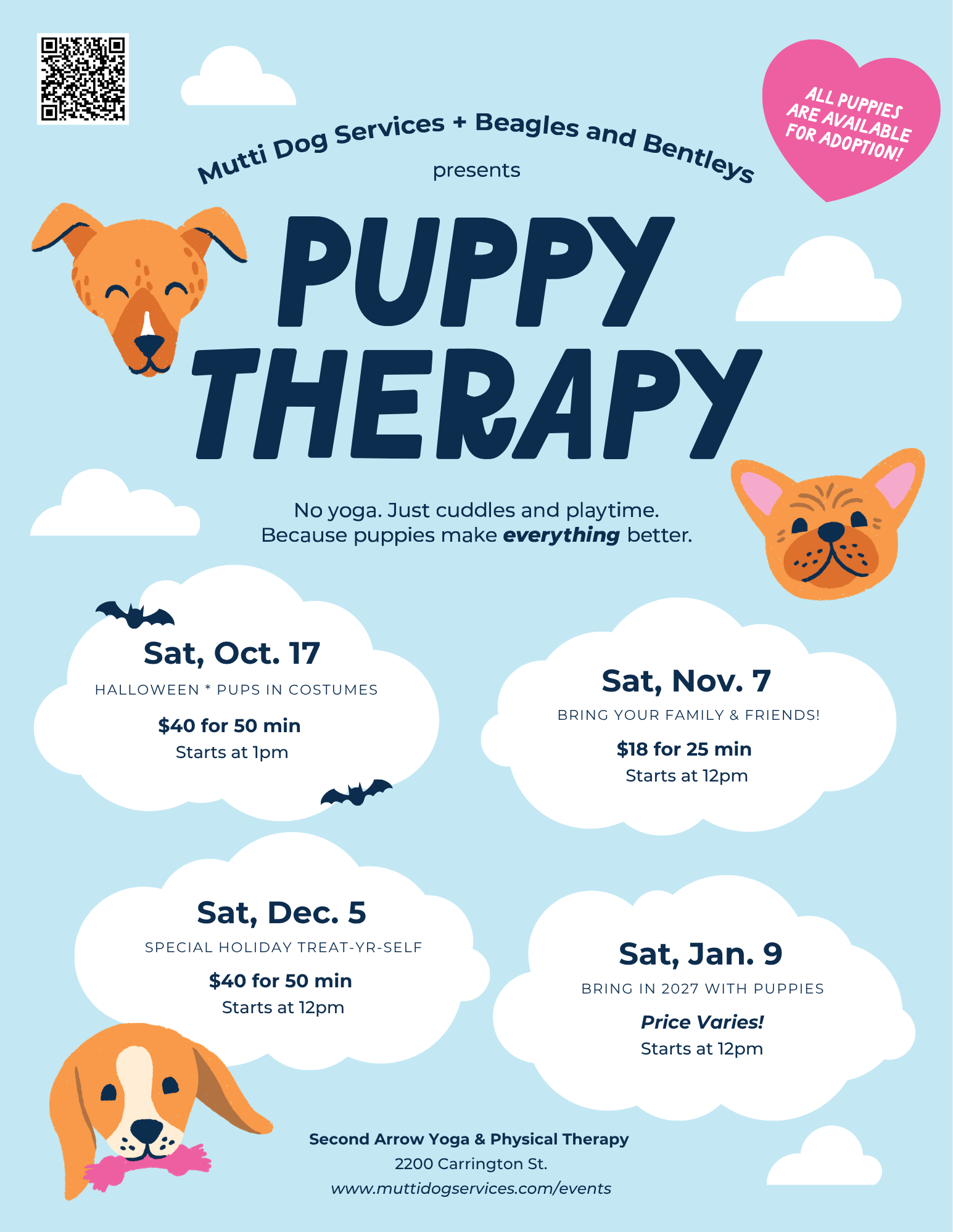 Puppy Therapy @ Second Arrow