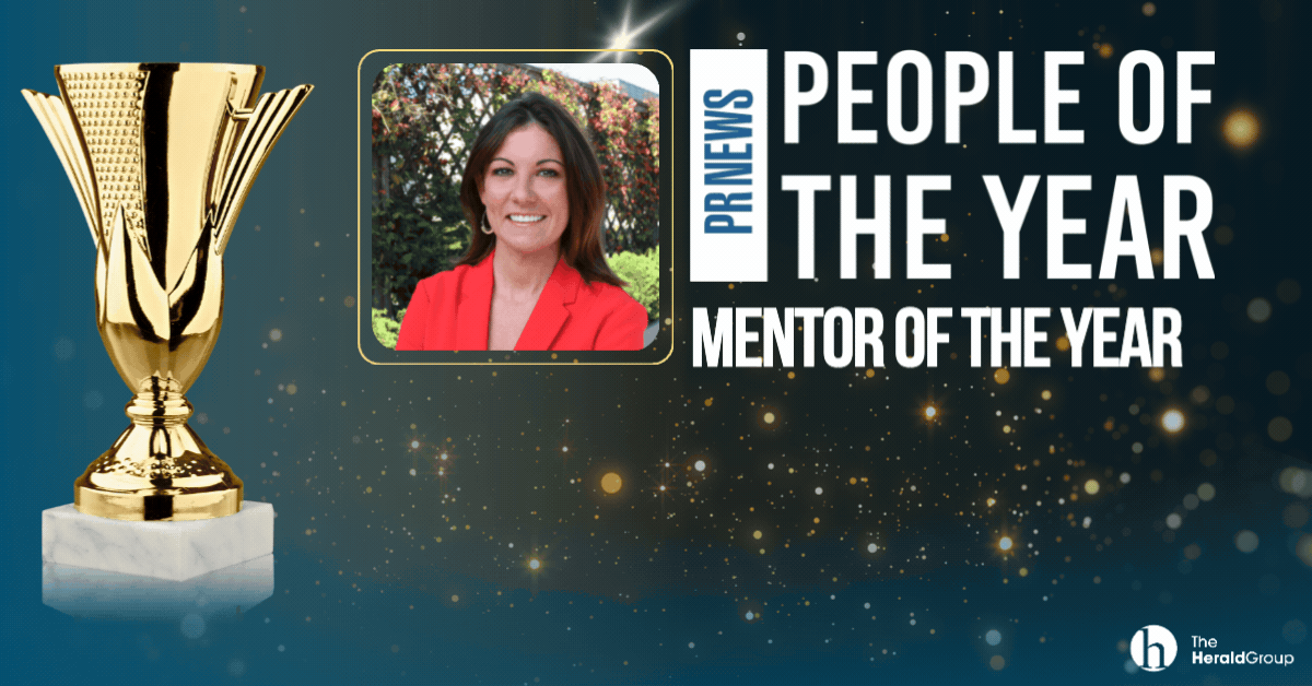 Congratulations to Ashley Pratte Oates – Named a “Mentor of the Year” by PR News’ People of the Year Awards!