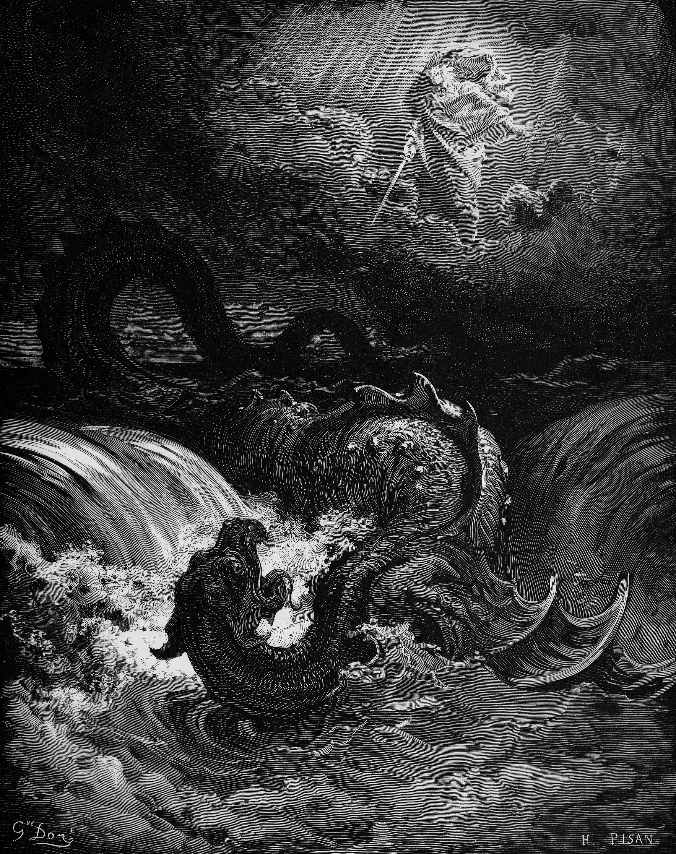 Gustave Doré, The Destruction of Leviathan (1865)