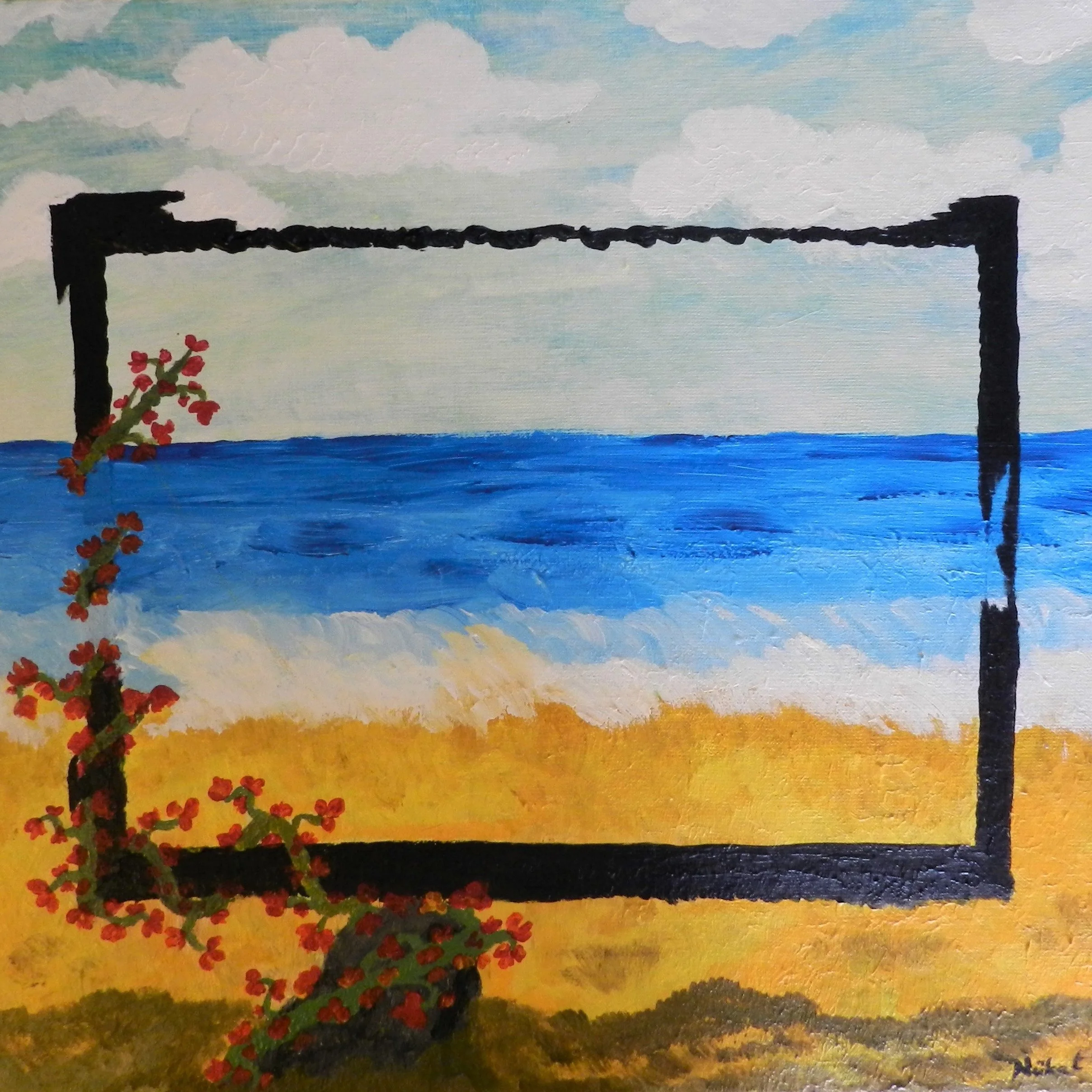 Le Voyage Int&eacute;rieur - Fen&ecirc;tre sur Mer (12F)
Nom du produit : Fen&ecirc;tre sur Mer - Collection Horizons Myst&eacute;rieux
D&eacute;tails techniques :

Artiste : N&uuml;ketIM

Technique : Peinture &agrave; l'huile, travail de mati&egrave