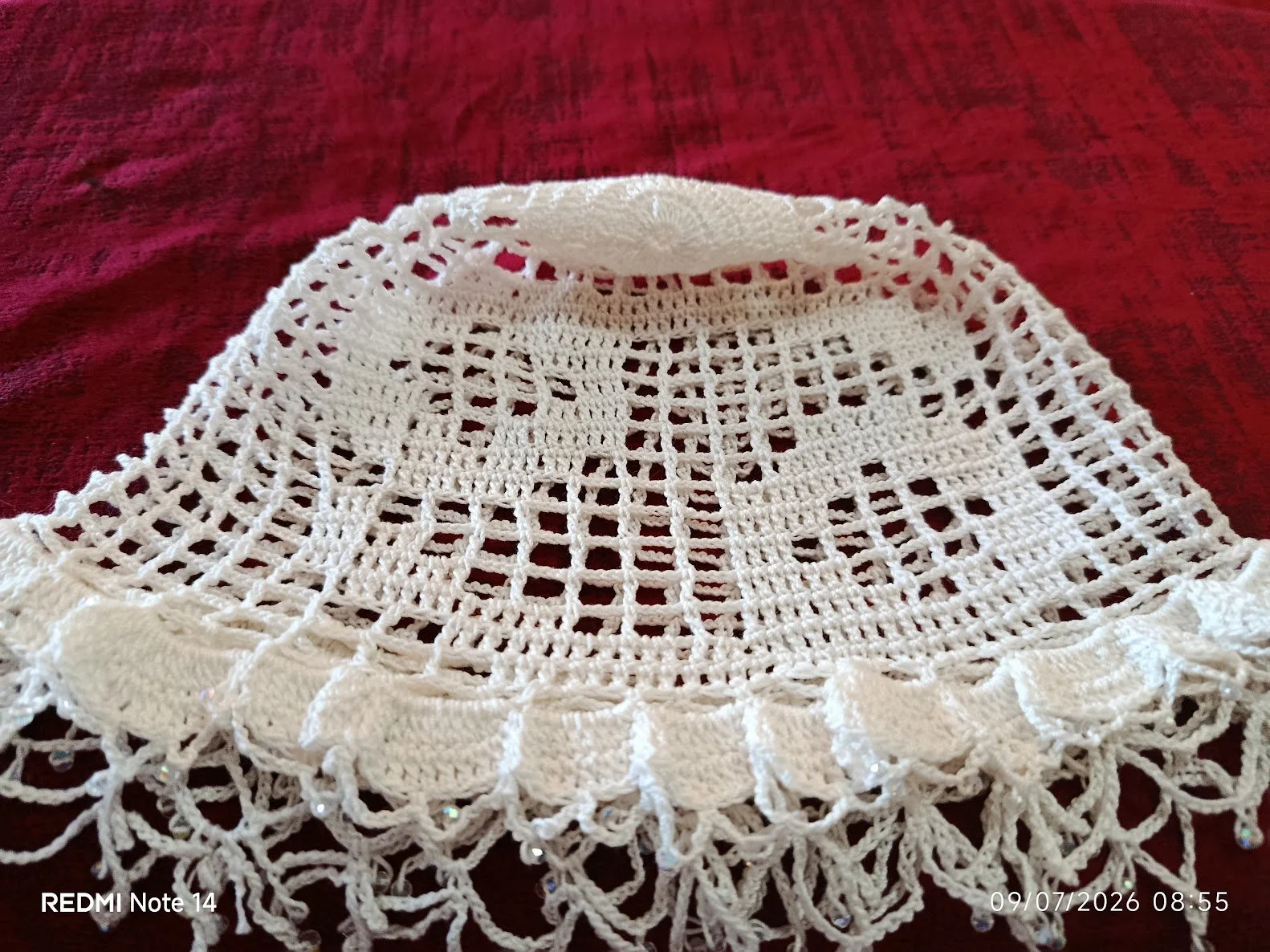 Bonnet / Chapeau ajouré au crochet - Signe Astrologique "Cancer"
