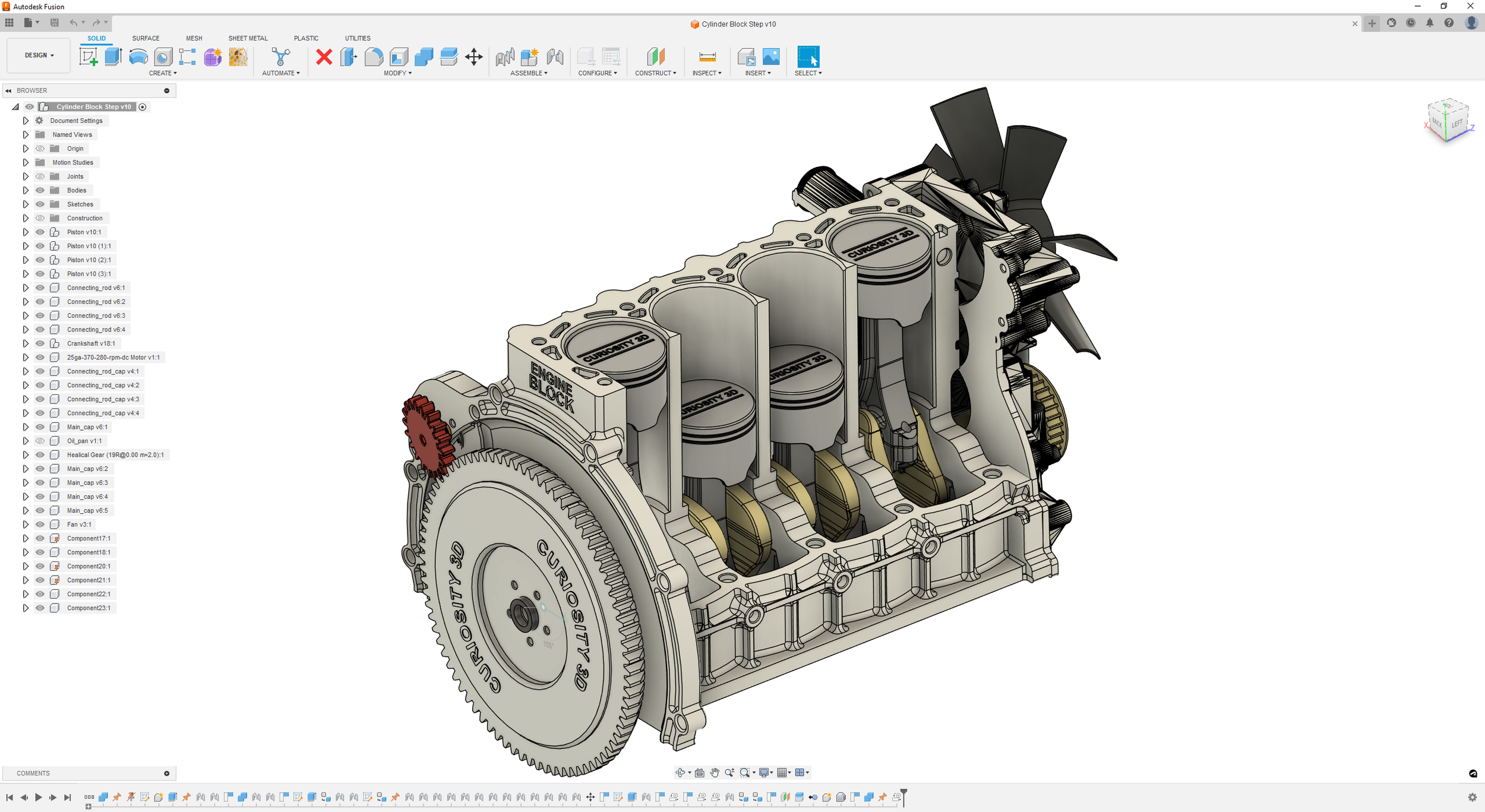 Design to Combustion: 3D Printed Engine to Life