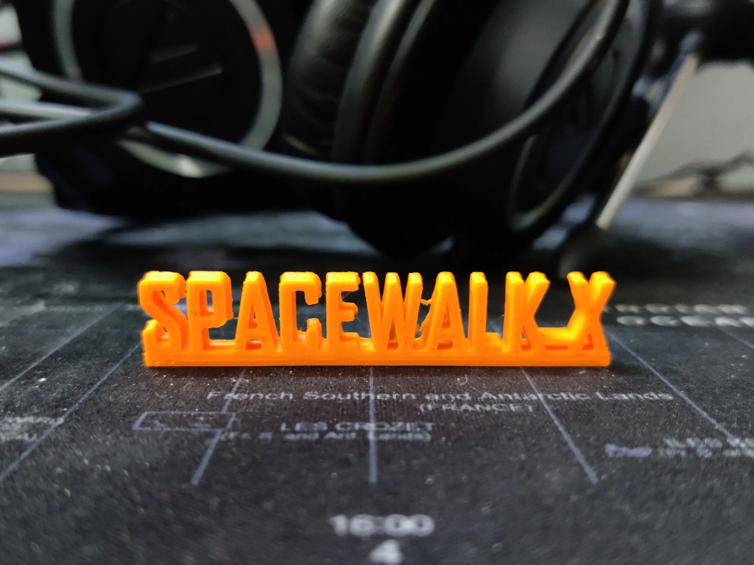 The 3D Printed logo of my future company
