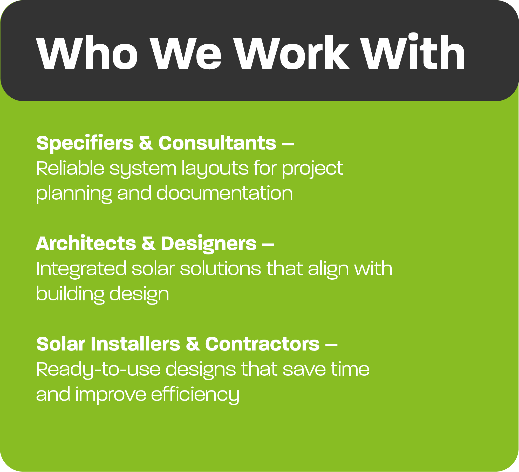 Mea - Who we work with
