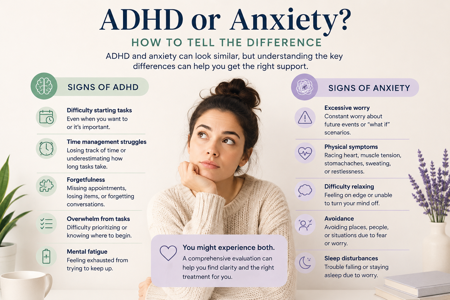 ADHD or Anxiety? How to Tell the Difference
