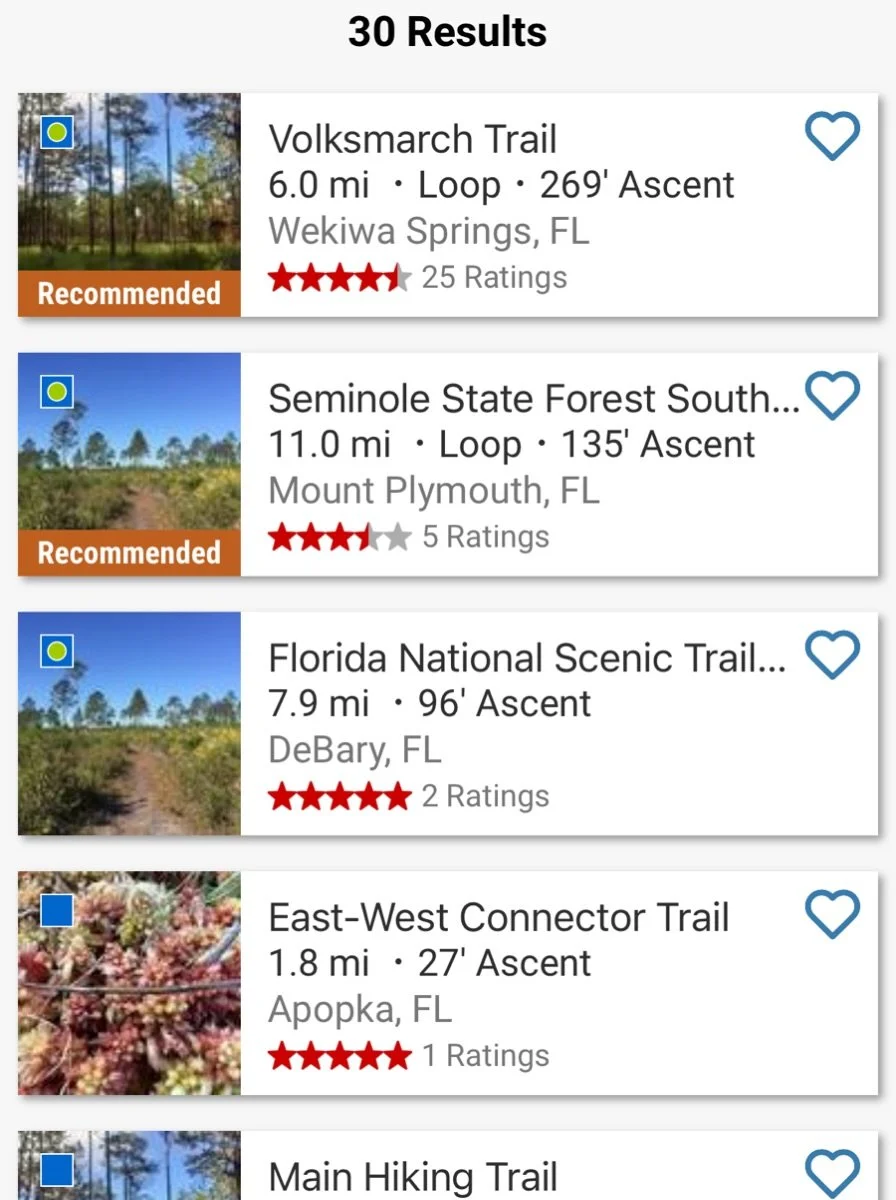 As a follow up to today&rdquo;s class, here are the top 5 trail runs near Orlando. Enjoy your run! 

#trailrunningcommunity #trailrunning #orlando #orlandotrails