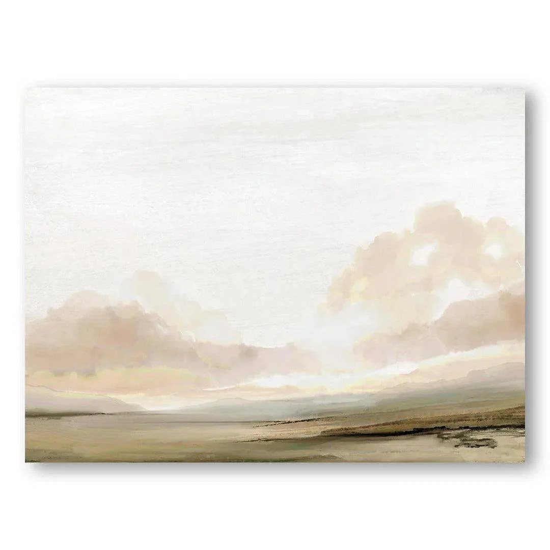 Calm horizon landscape representing reflection and shared care.