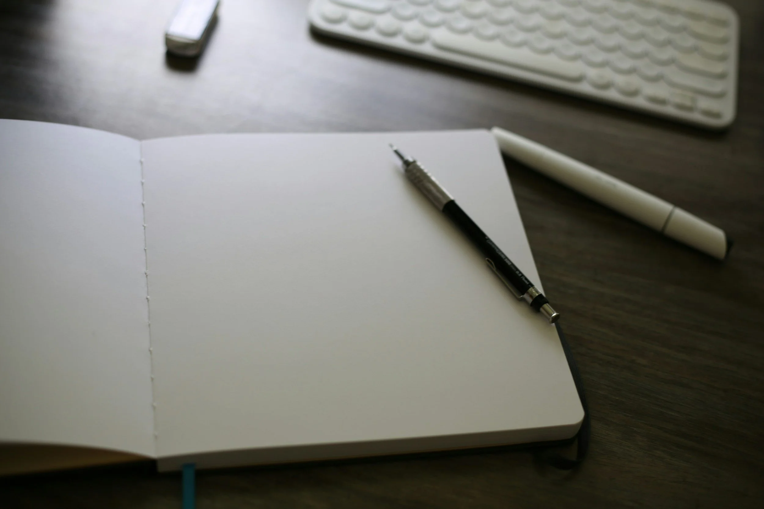Open journal representing self-awareness and reflection.