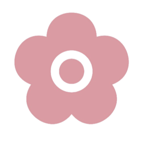 Blossom stamp representing growth and wellbeing.