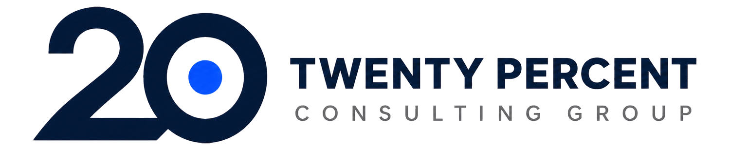 The Twenty Percent Consulting Group | Fractional Sales Leadership for Small Companies