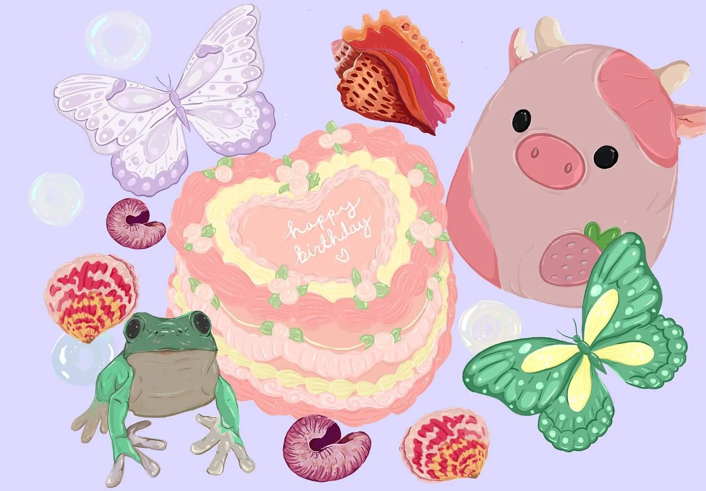 &ldquo;Magical Birthday&rdquo;
-Procreate and Pinterest inspos!