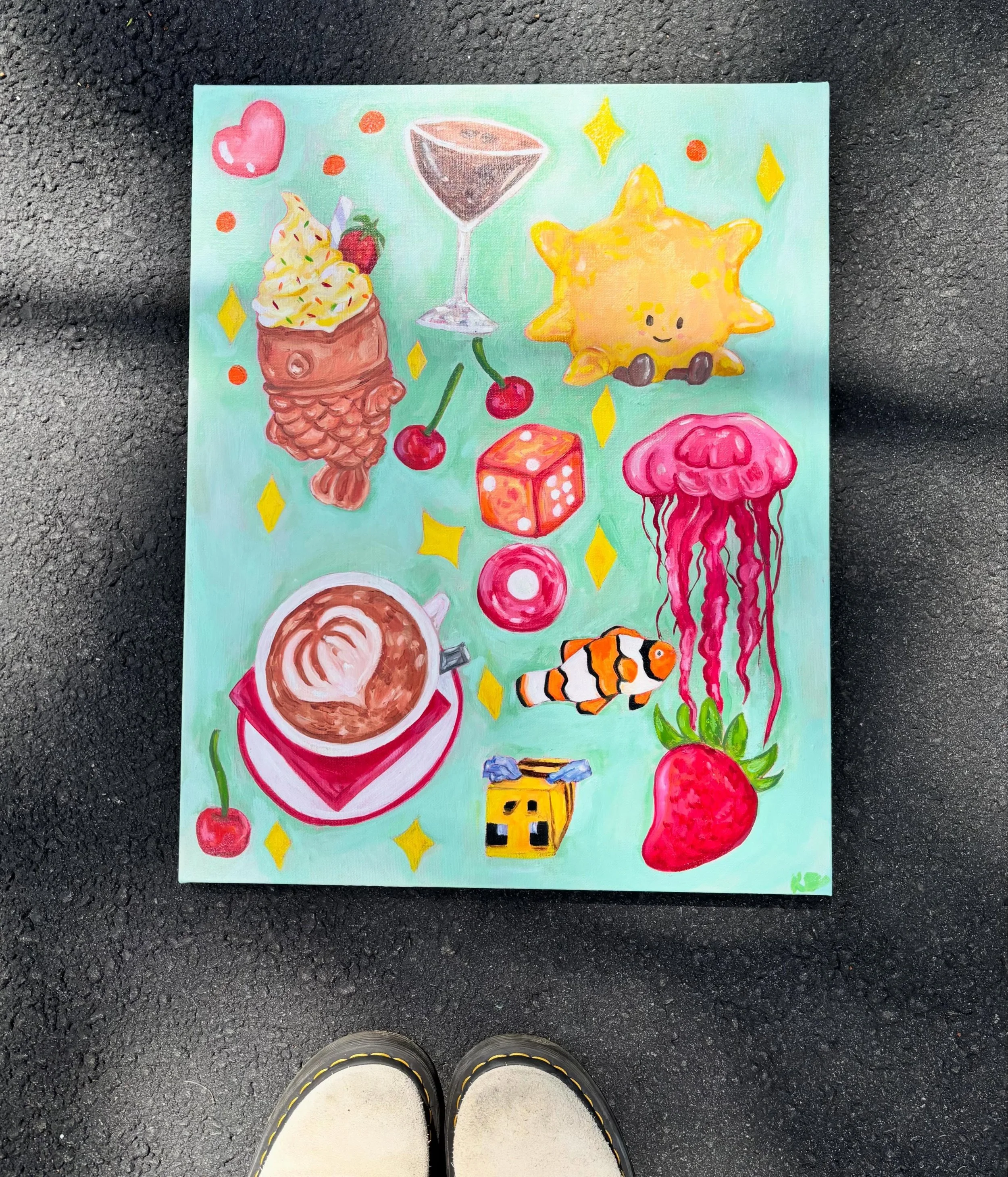 &ldquo;Things I like&rdquo; 
Oil painting on canvas
KaterinaVD

#artdrop #art #artist #fyp #trending