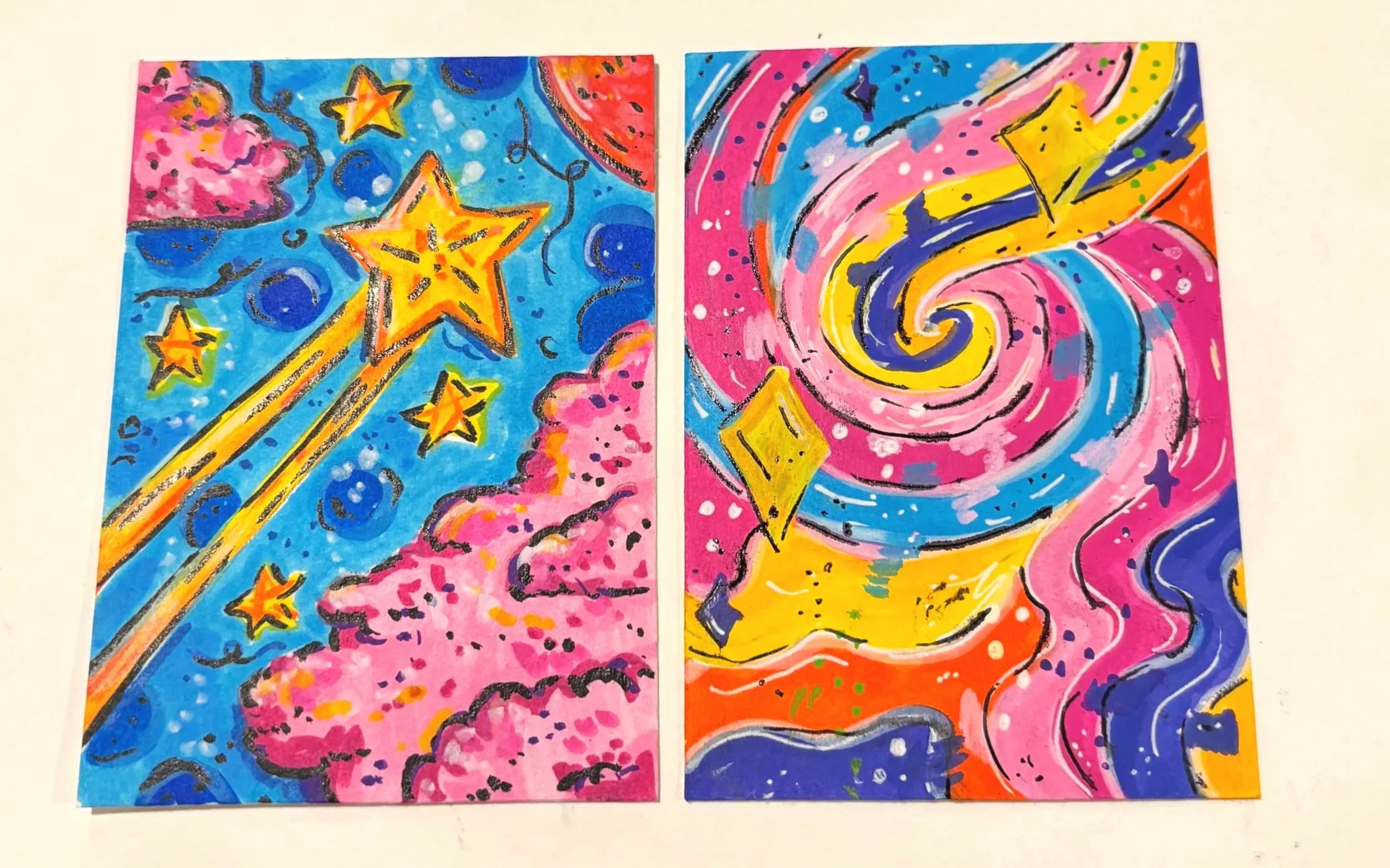 Duo Cards of a Space Concept
2.5" by 3.5"