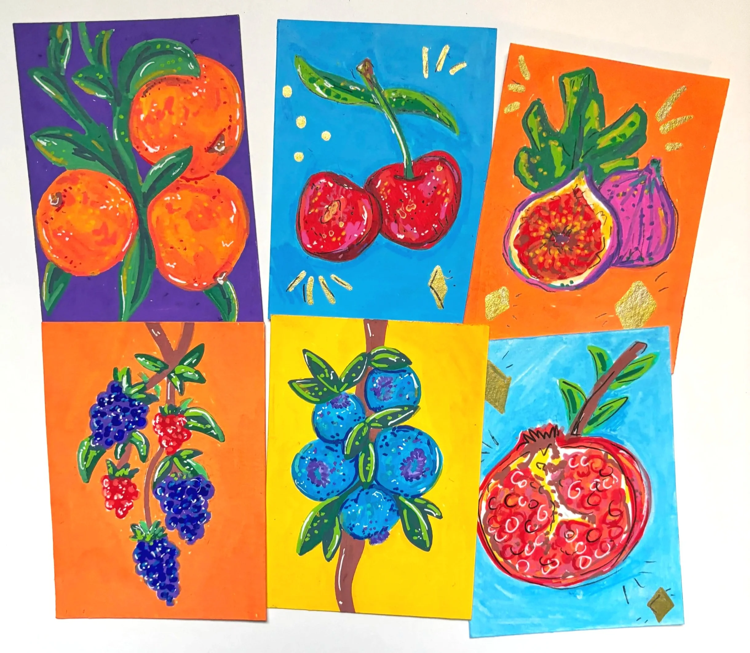 Fruit Collection
2.5" by 3.5" 