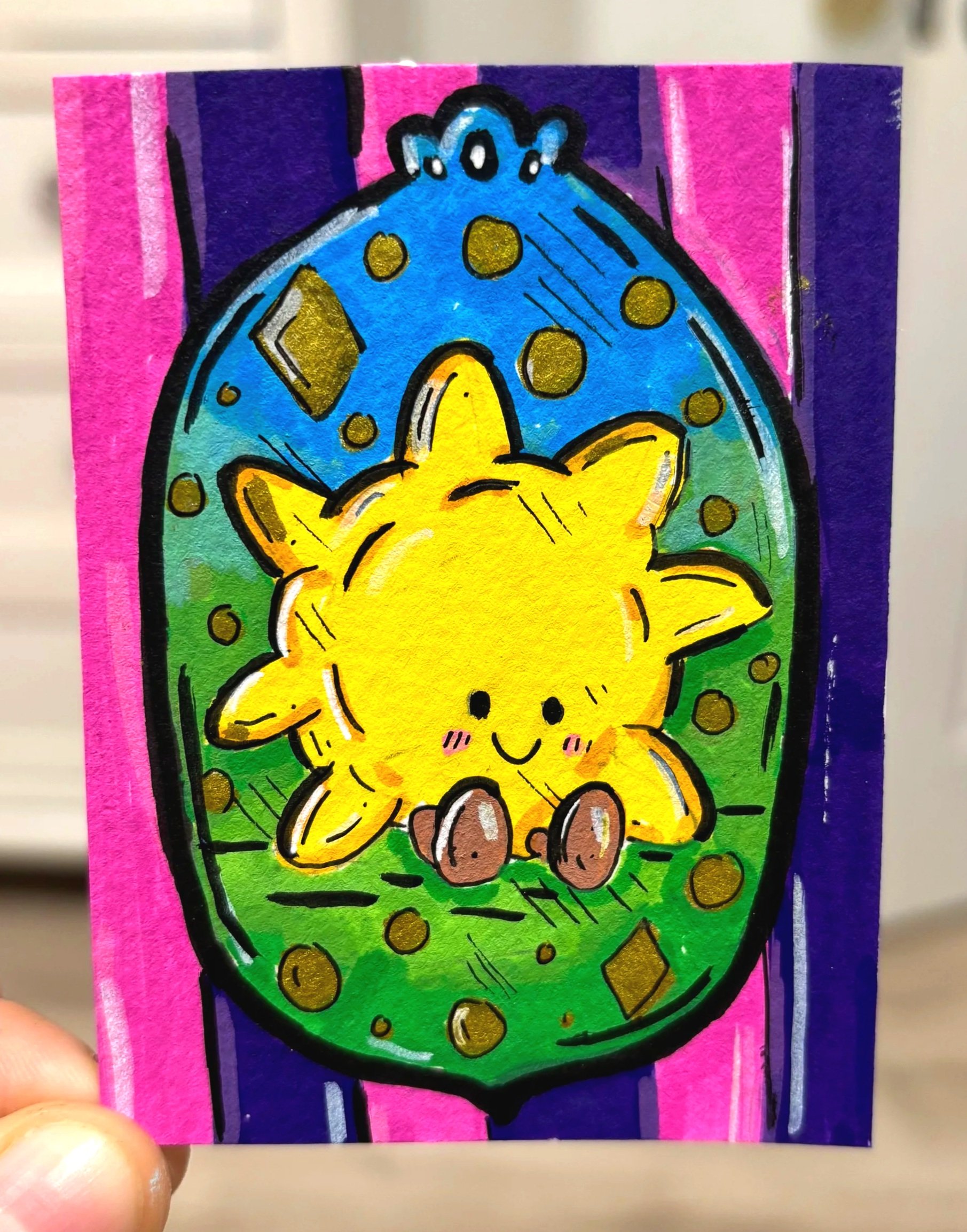 ACEO of a Popular Plush Toy
2.5" by 3.5"