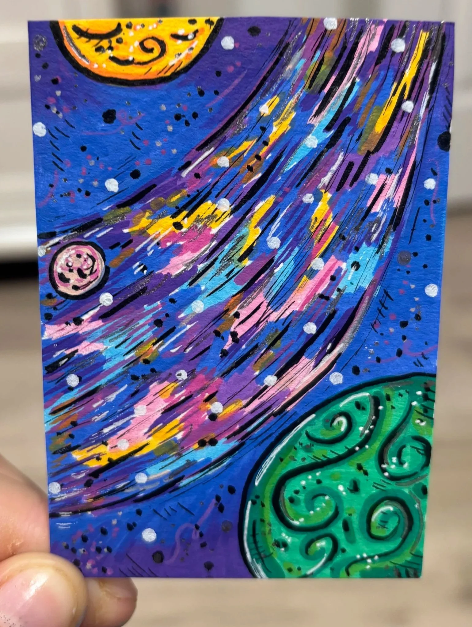 "Milky Way"
2.5" by 3.5"