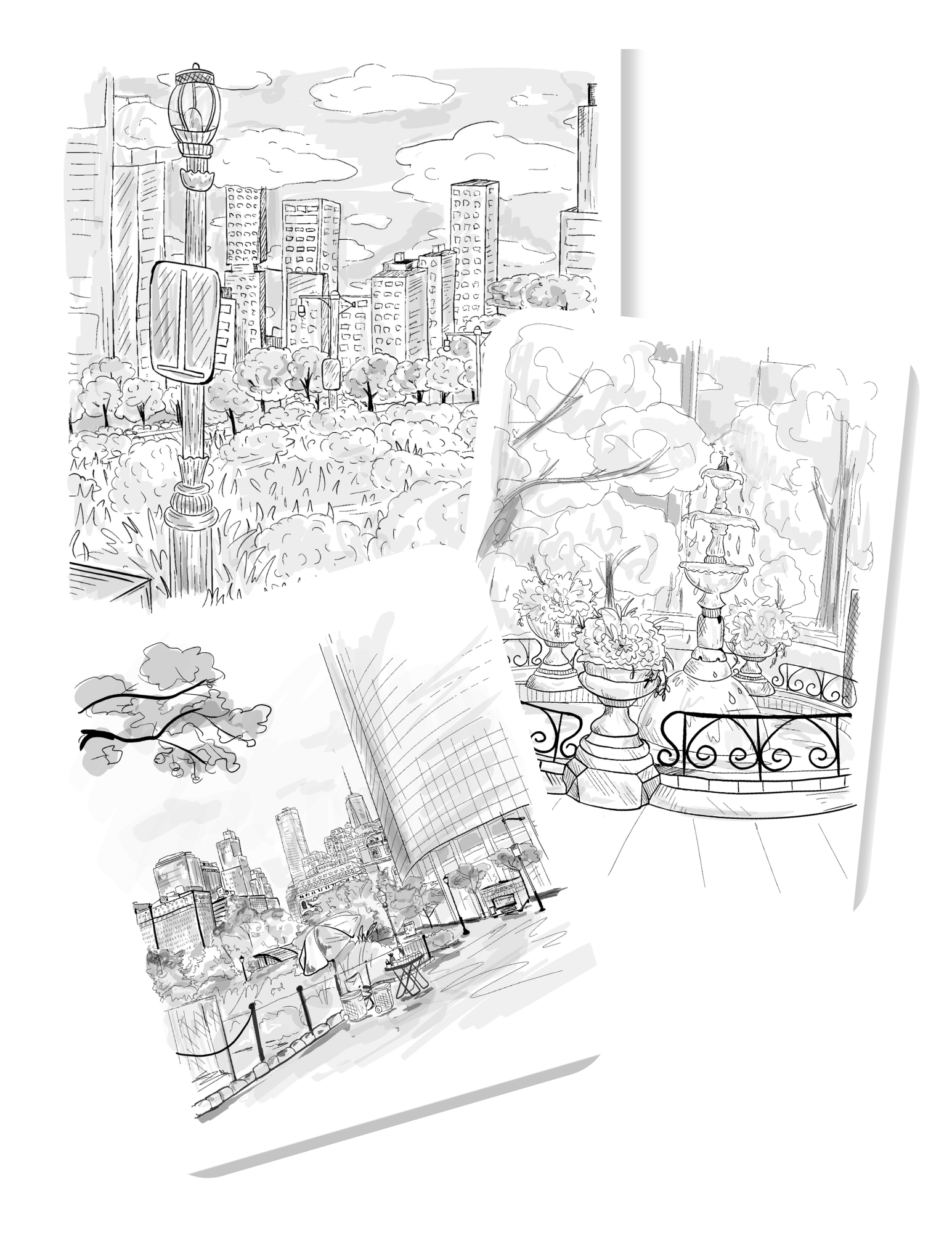 New York City 3pc Print