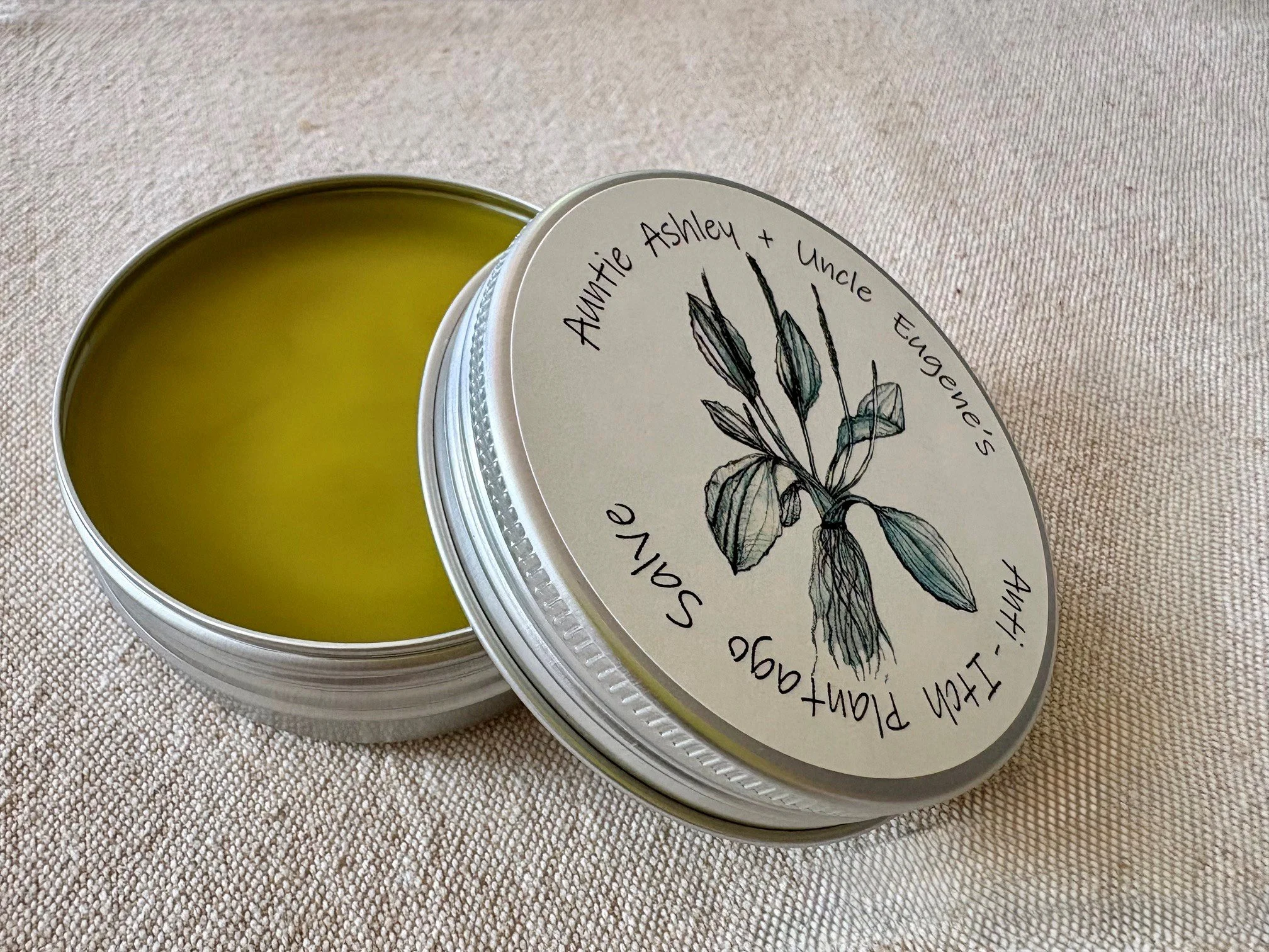Auntie Ashley + Uncle Eugene's Anti-Itch Plantago Salve 1 oz