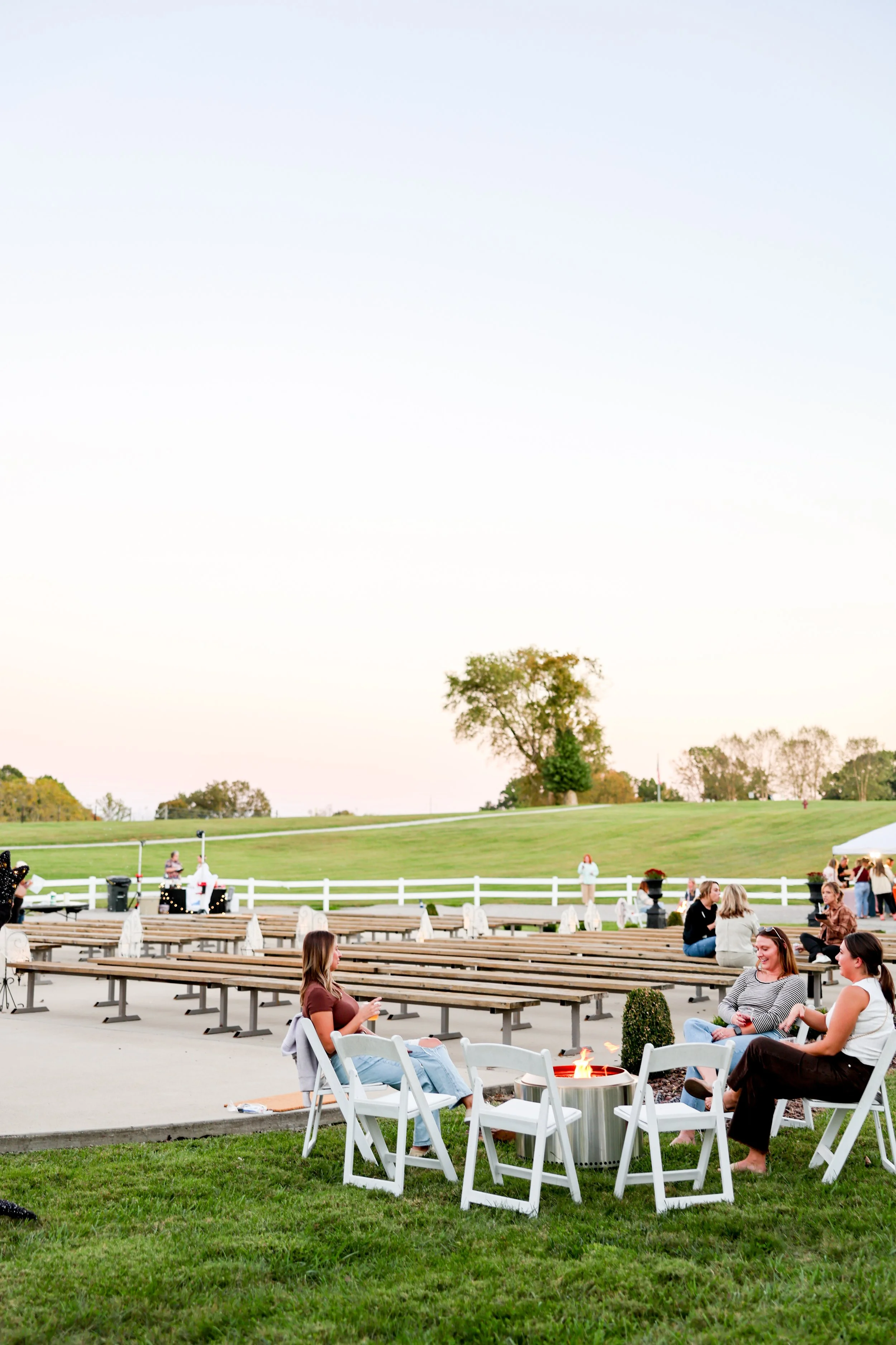 Women attending Highland Stables Social Club event in Bowling Green Kentucky