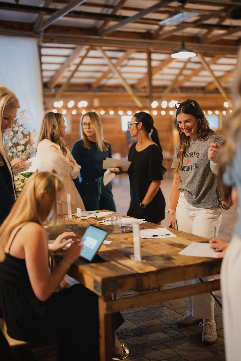 Women attending Highland Stables Social Club event in Bowling Green Kentucky