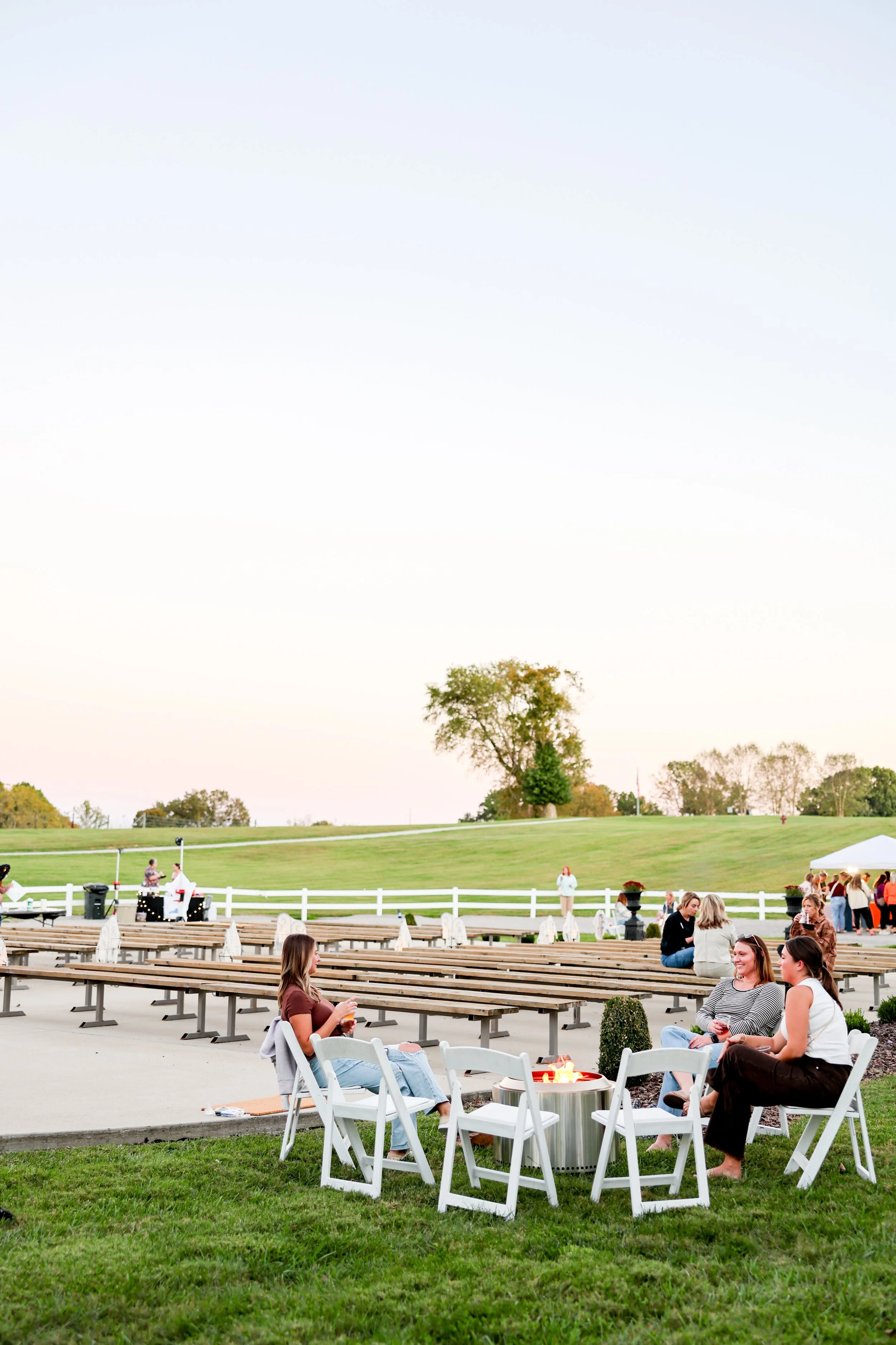 Women attending Highland Stables Social Club event in Bowling Green Kentucky