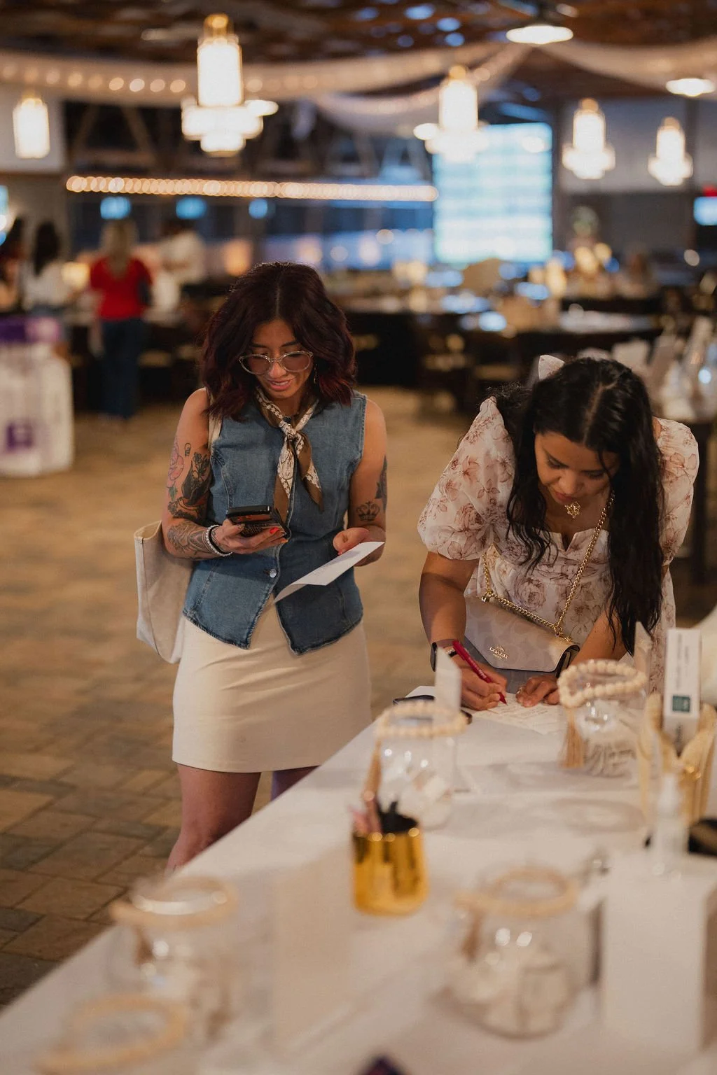 Women attending Highland Stables Social Club event in Bowling Green Kentucky