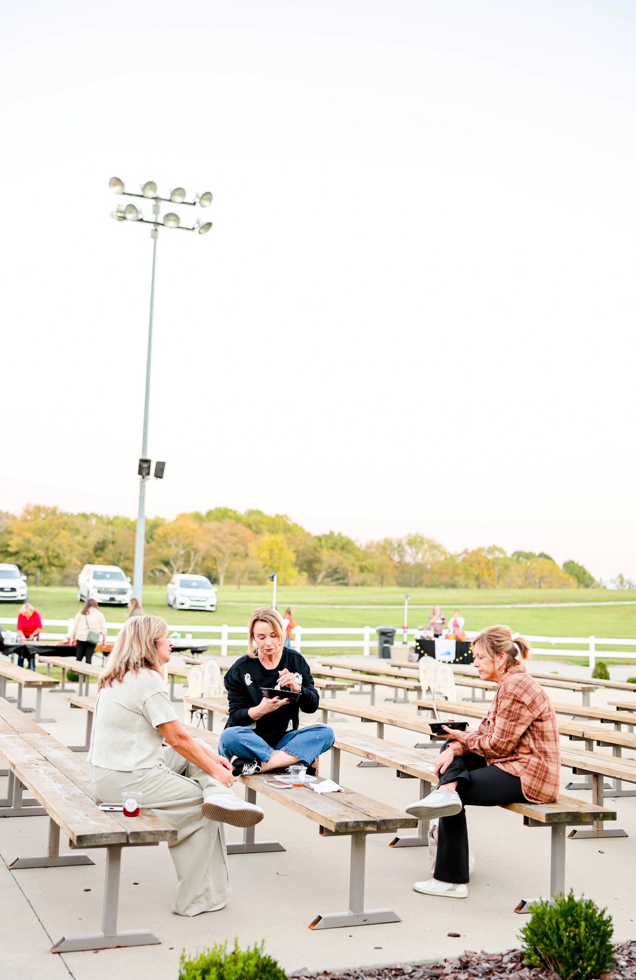 Women attending Highland Stables Social Club event in Bowling Green Kentucky