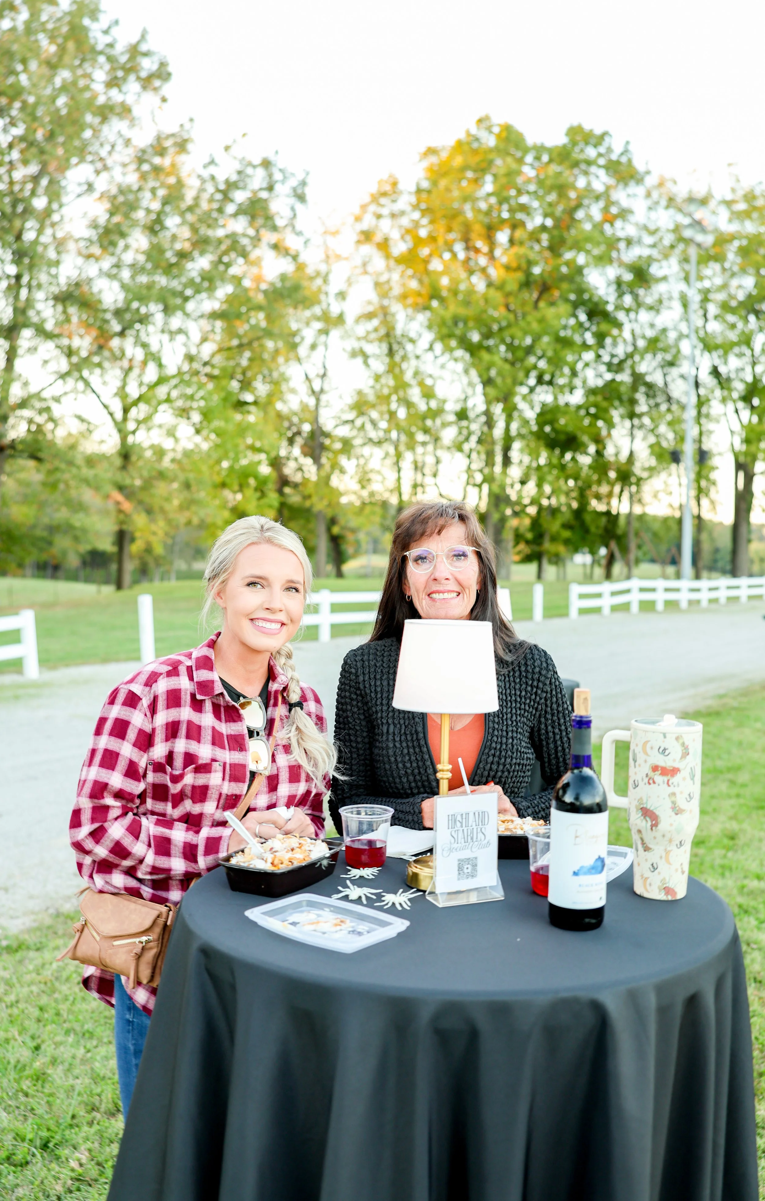 Women attending Highland Stables Social Club event in Bowling Green Kentucky