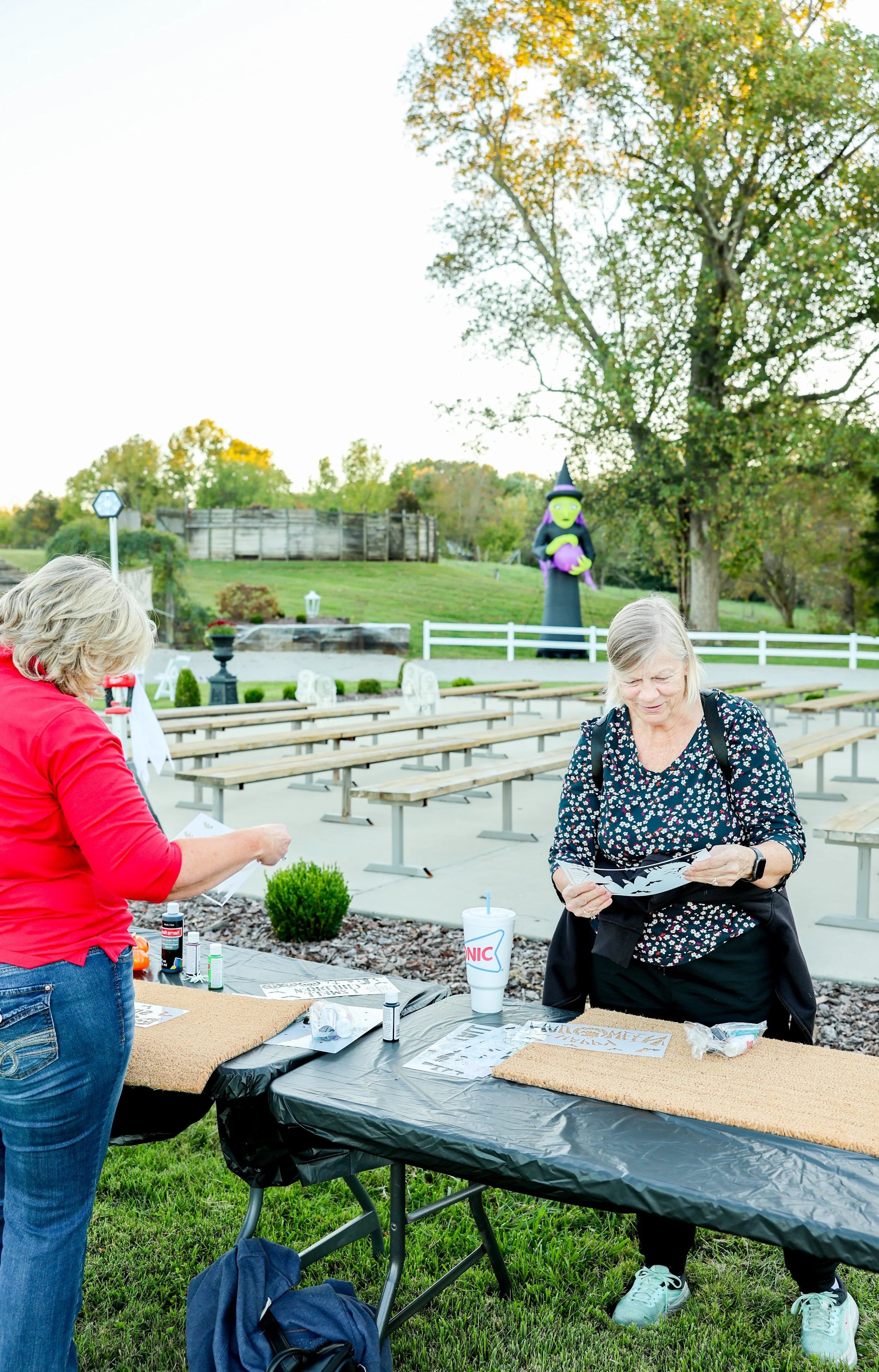 Women attending Highland Stables Social Club event in Bowling Green Kentucky
