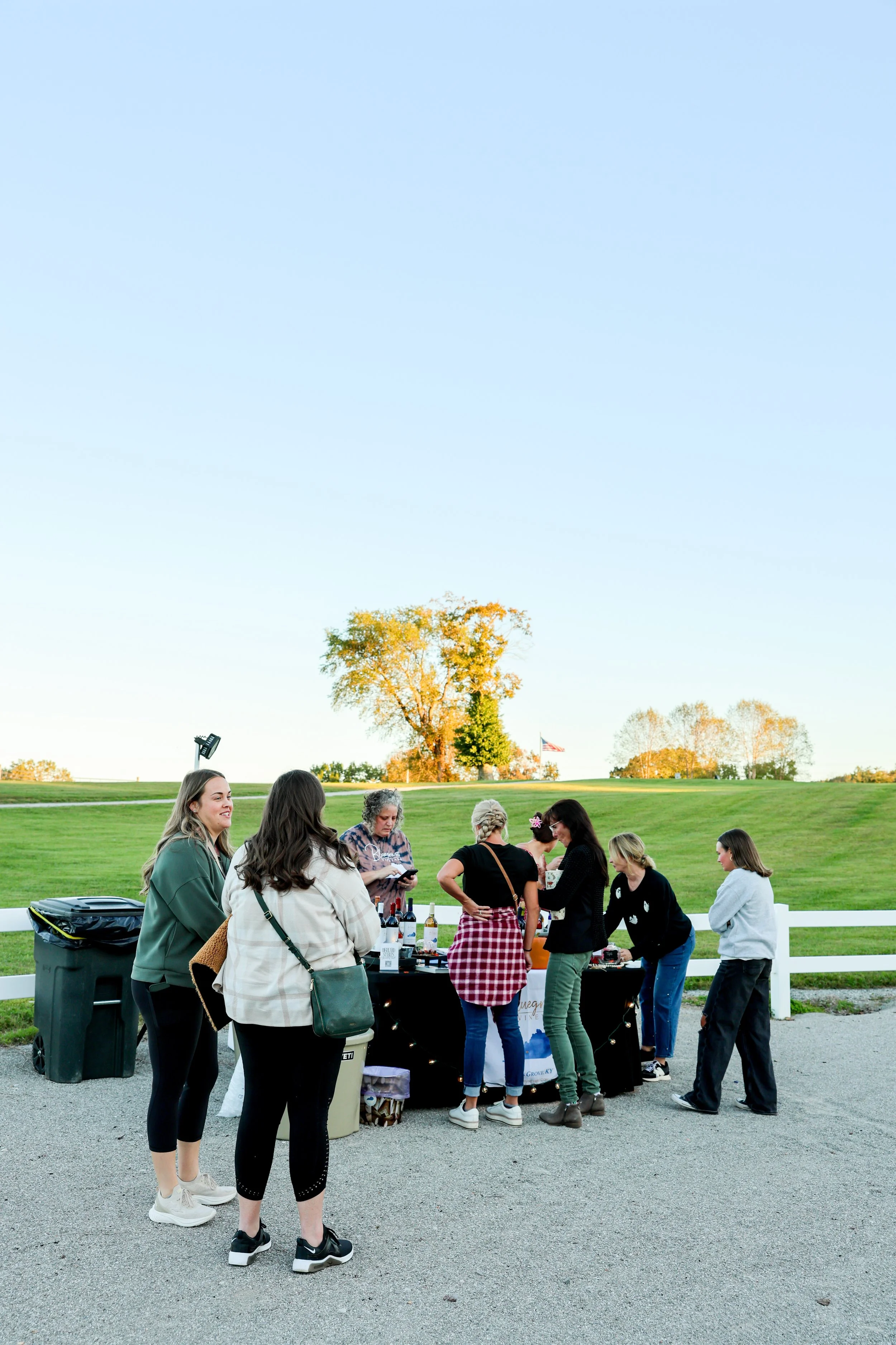 Women attending Highland Stables Social Club event in Bowling Green Kentucky