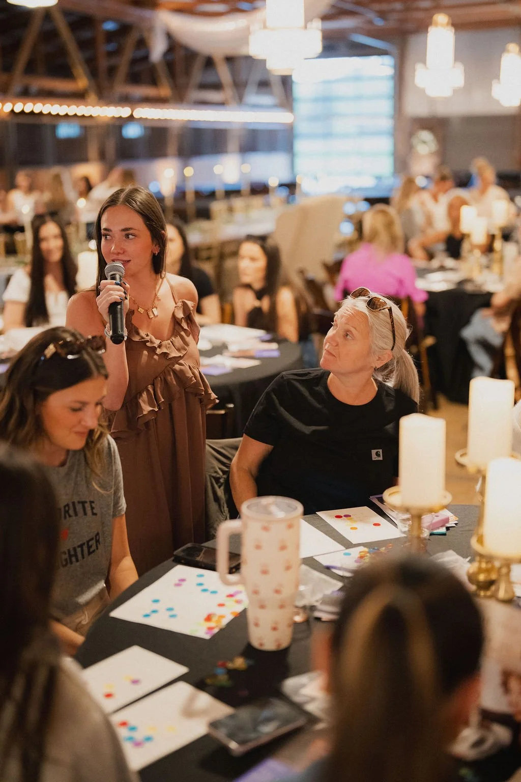 Women attending Highland Stables Social Club event in Bowling Green Kentucky