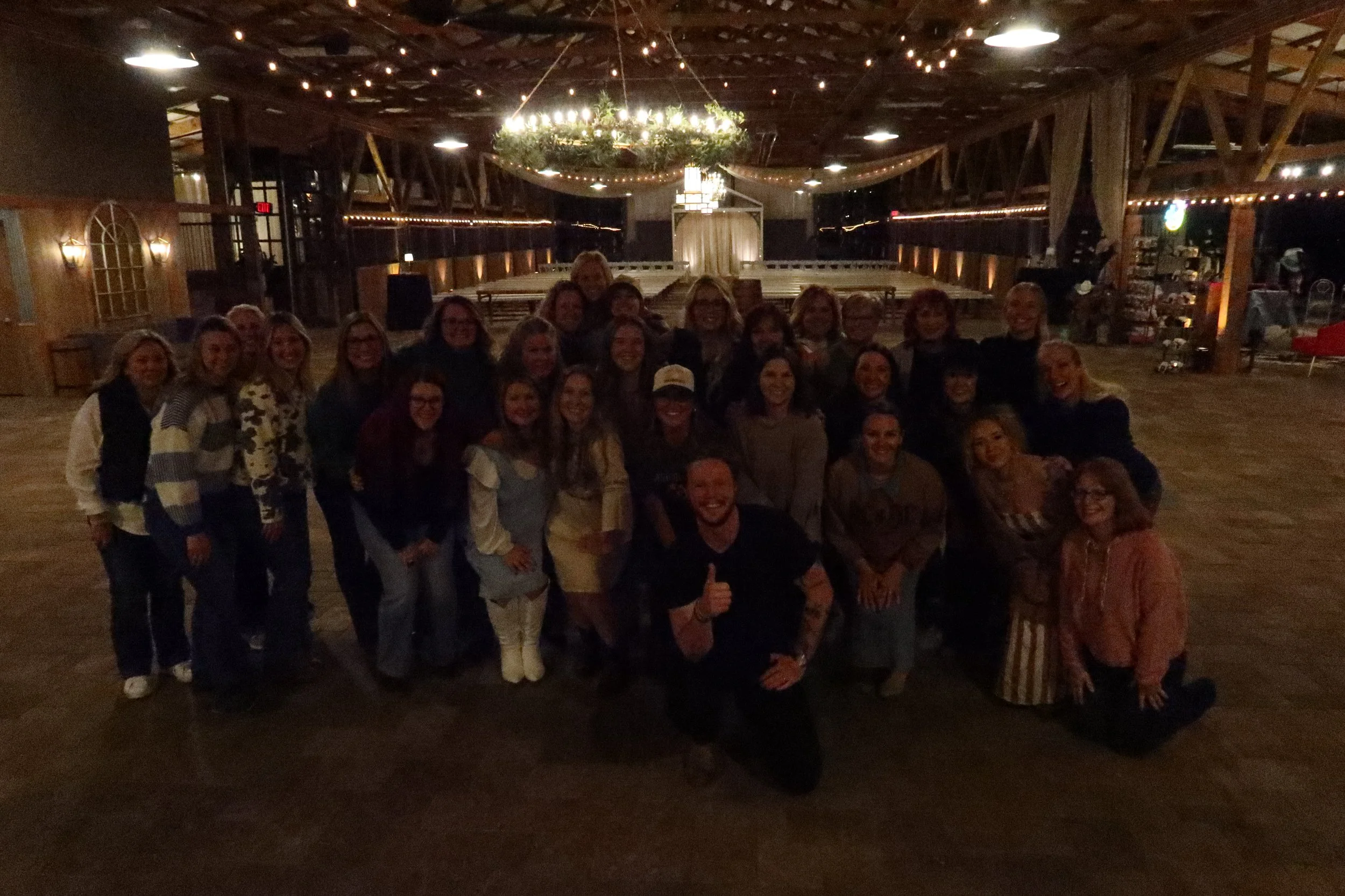 Women attending Highland Stables Social Club event in Bowling Green Kentucky