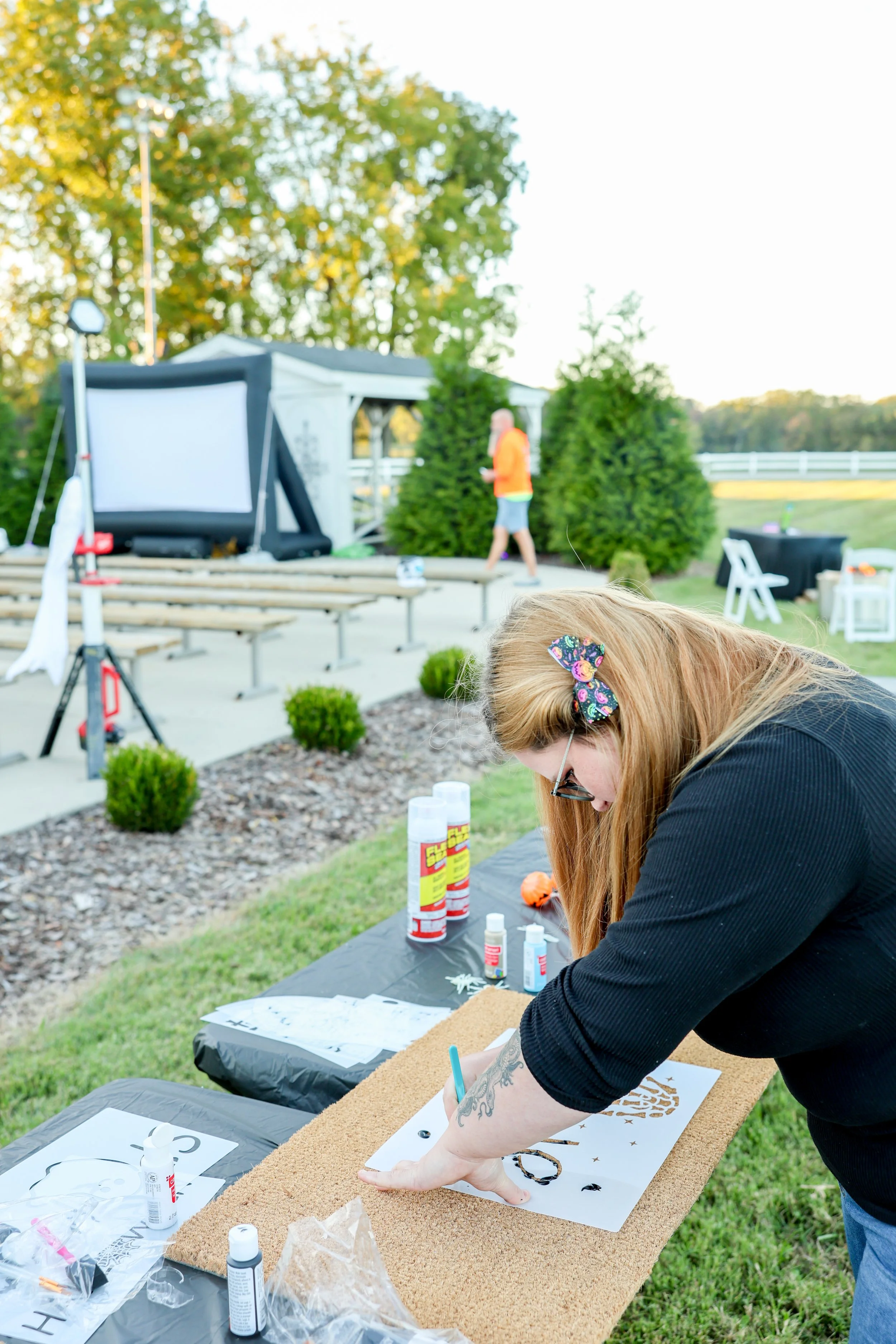 Women attending Highland Stables Social Club event in Bowling Green Kentucky