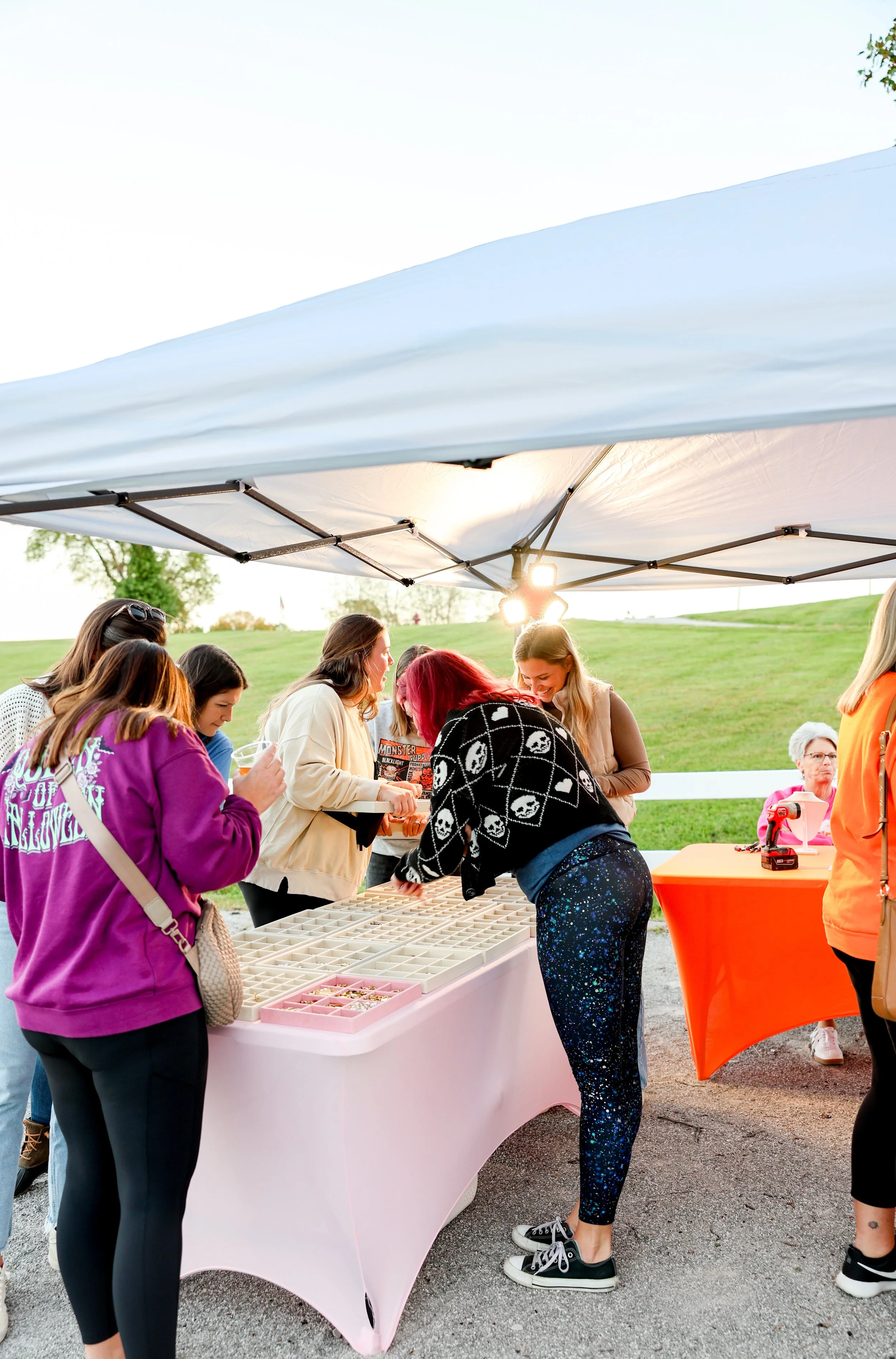 Women attending Highland Stables Social Club event in Bowling Green Kentucky