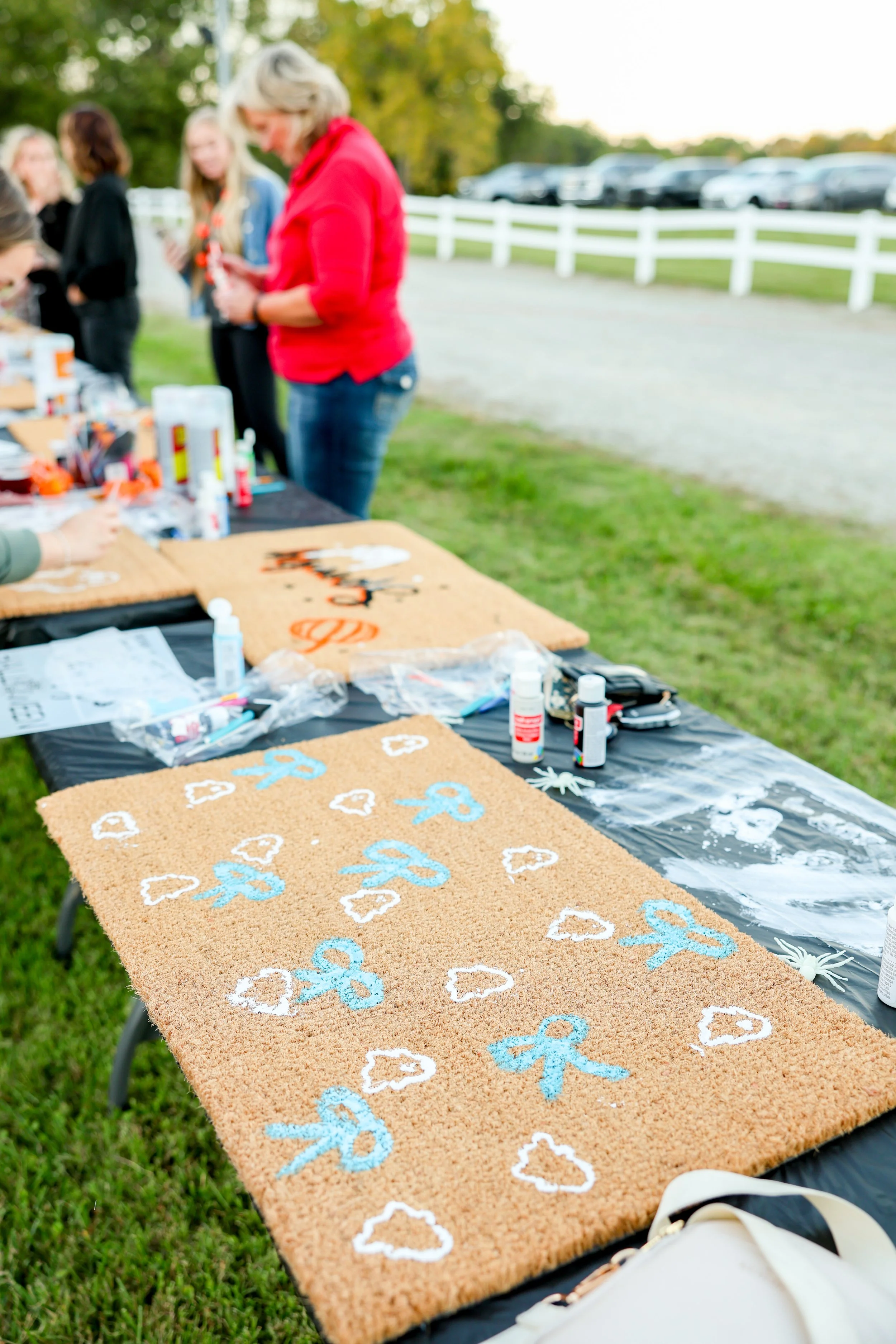 Women attending Highland Stables Social Club event in Bowling Green Kentucky