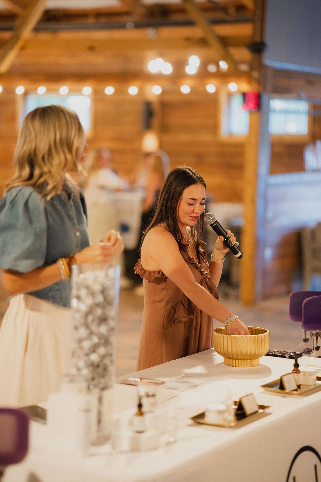 Women attending Highland Stables Social Club event in Bowling Green Kentucky