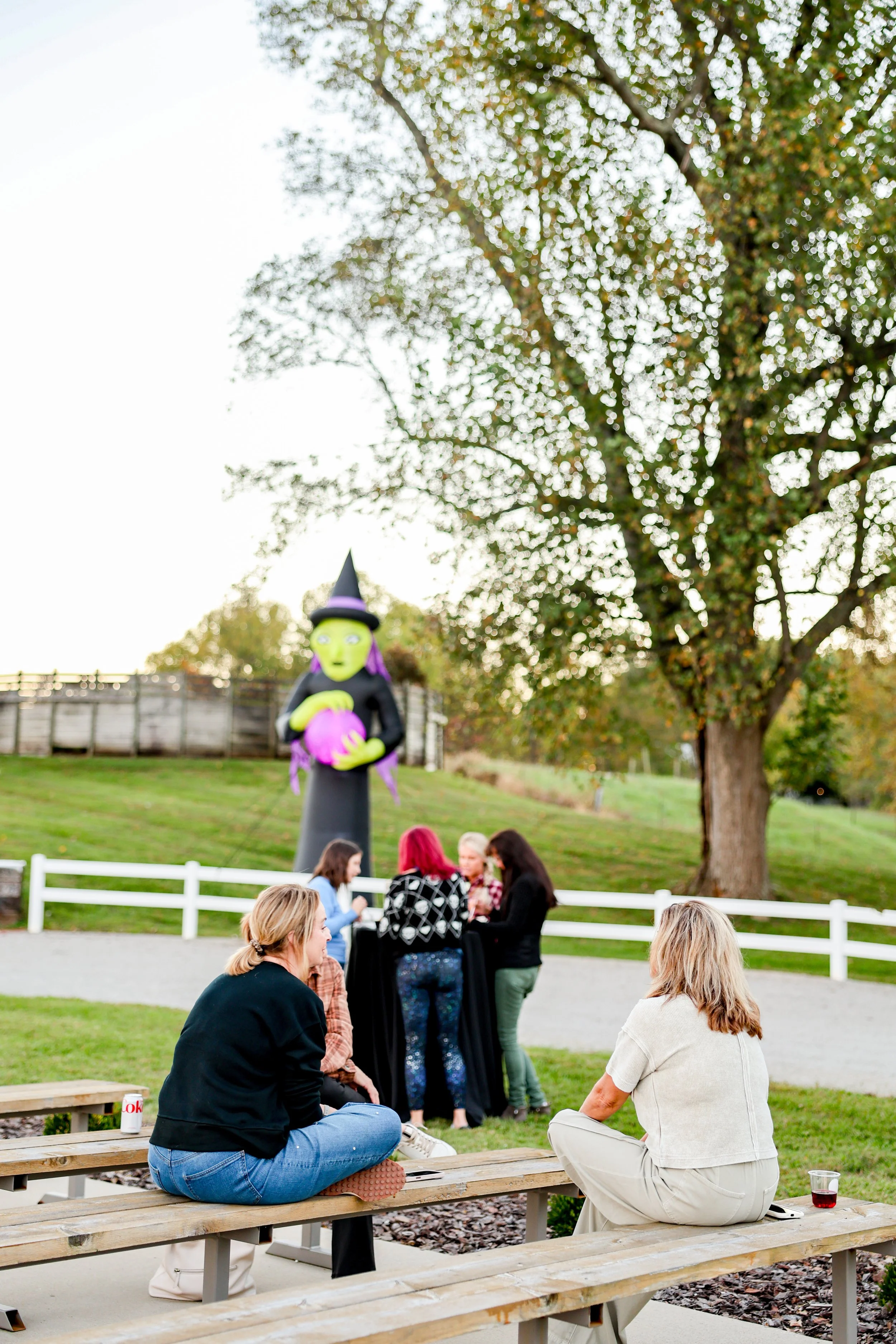 Women attending Highland Stables Social Club event in Bowling Green Kentucky